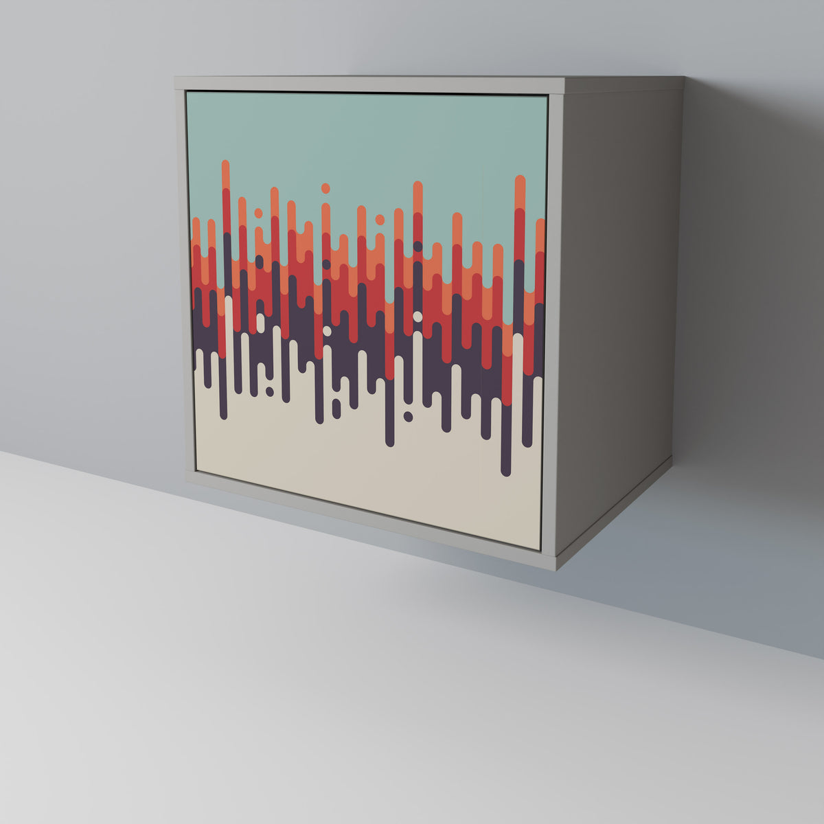 CHROMA CONTOURS Skänk med en dörr