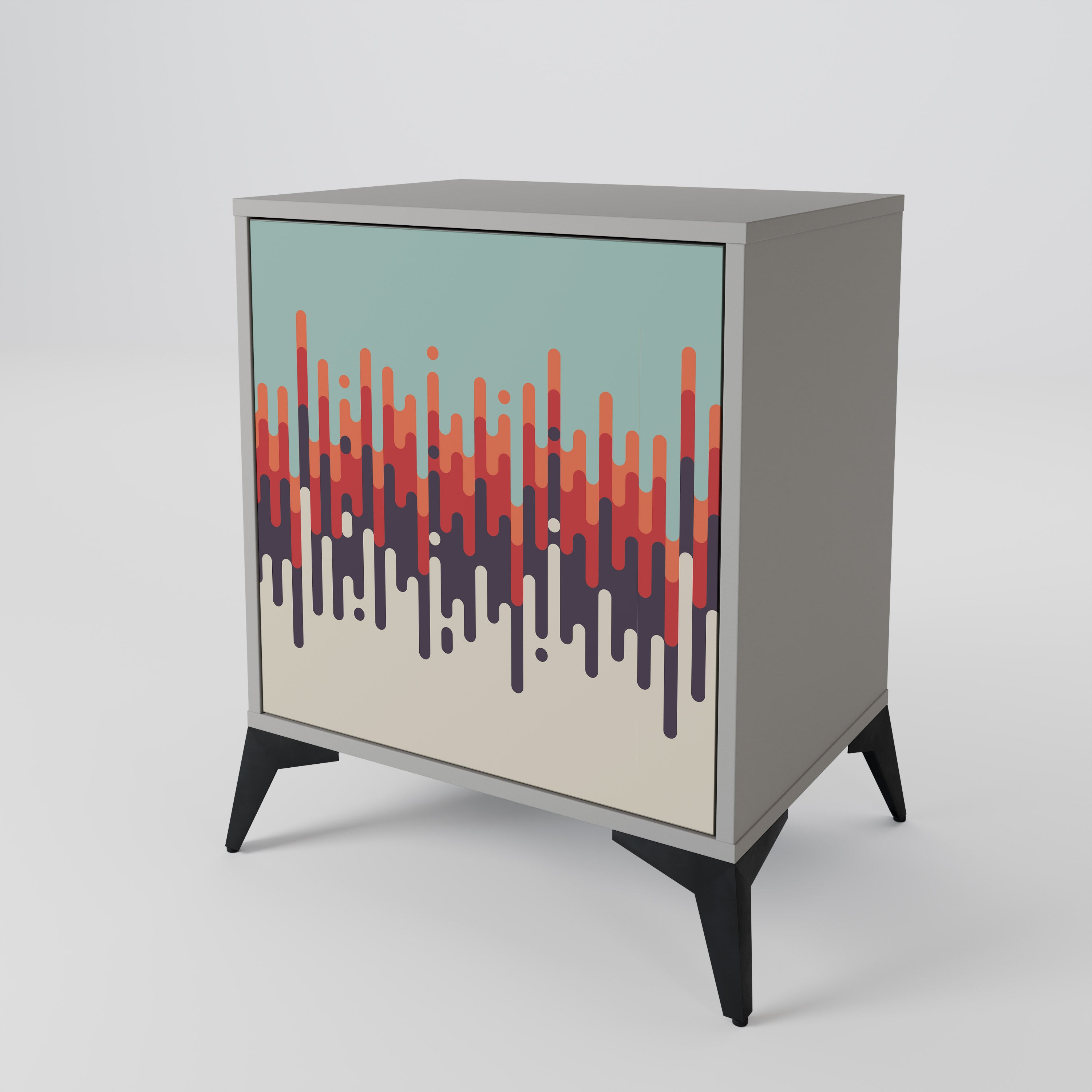 CHROMA CONTOURS 1-Door Sideboard