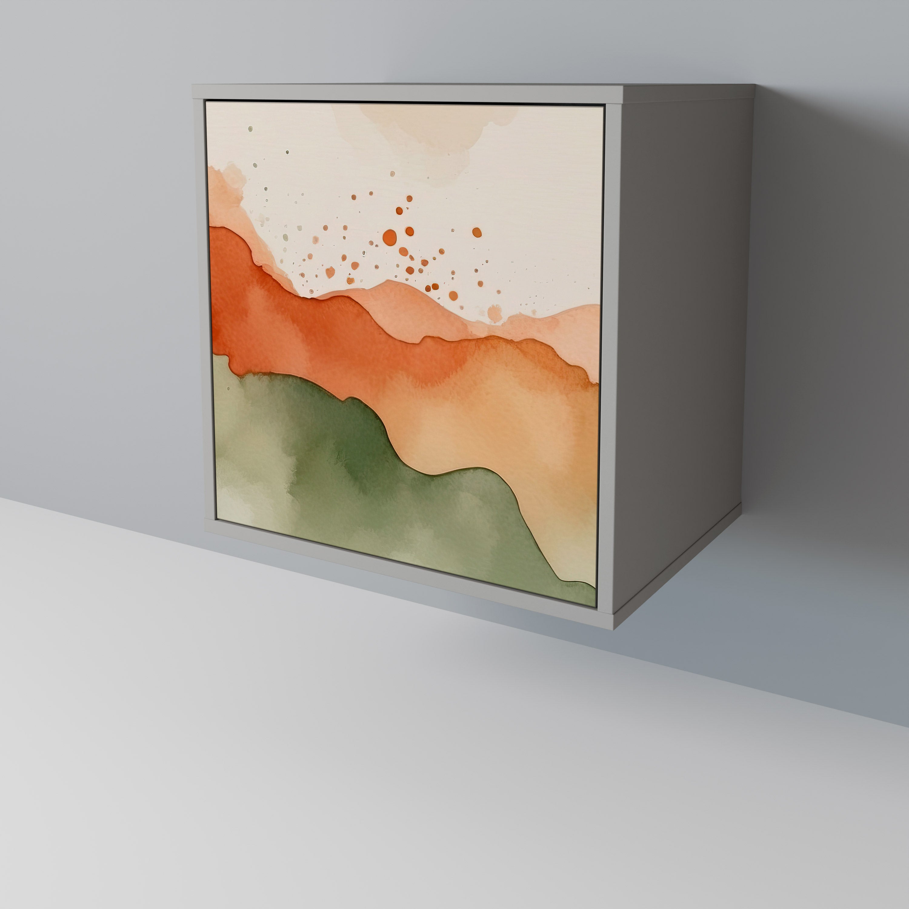 WATERCOLOUR PEAKS 1-Door Sideboard