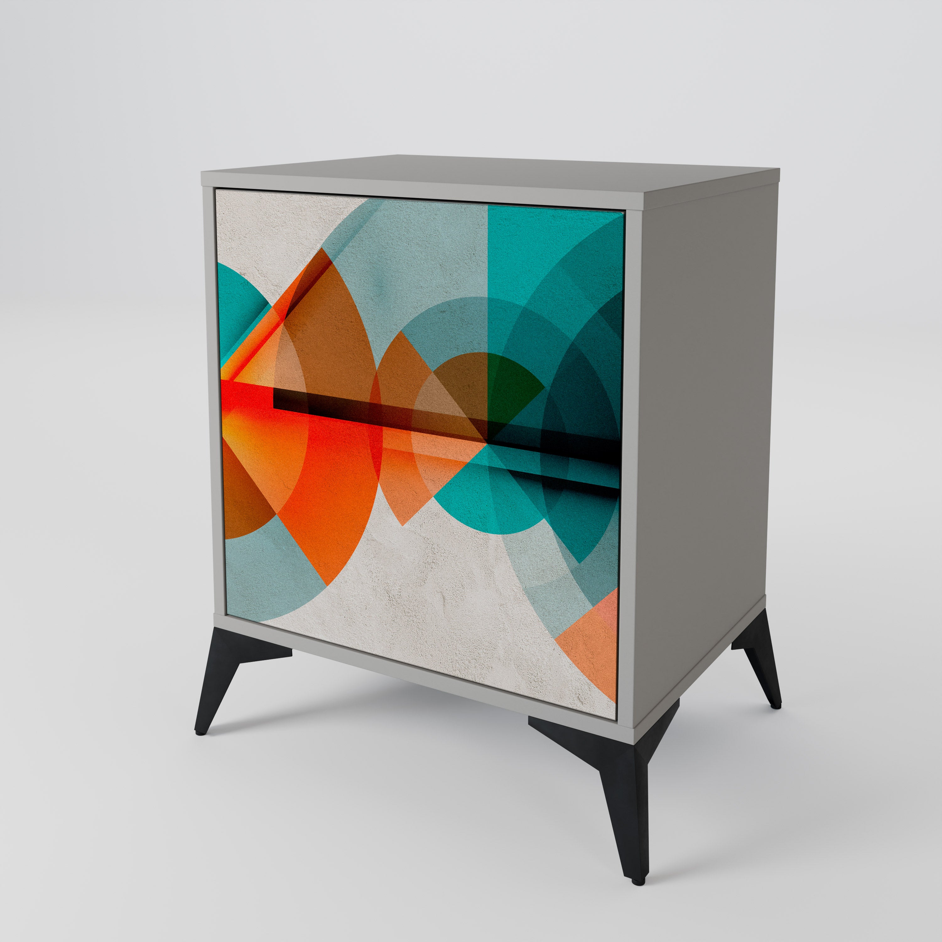 CIRCULAR RHAPSODY 1-Door Sideboard