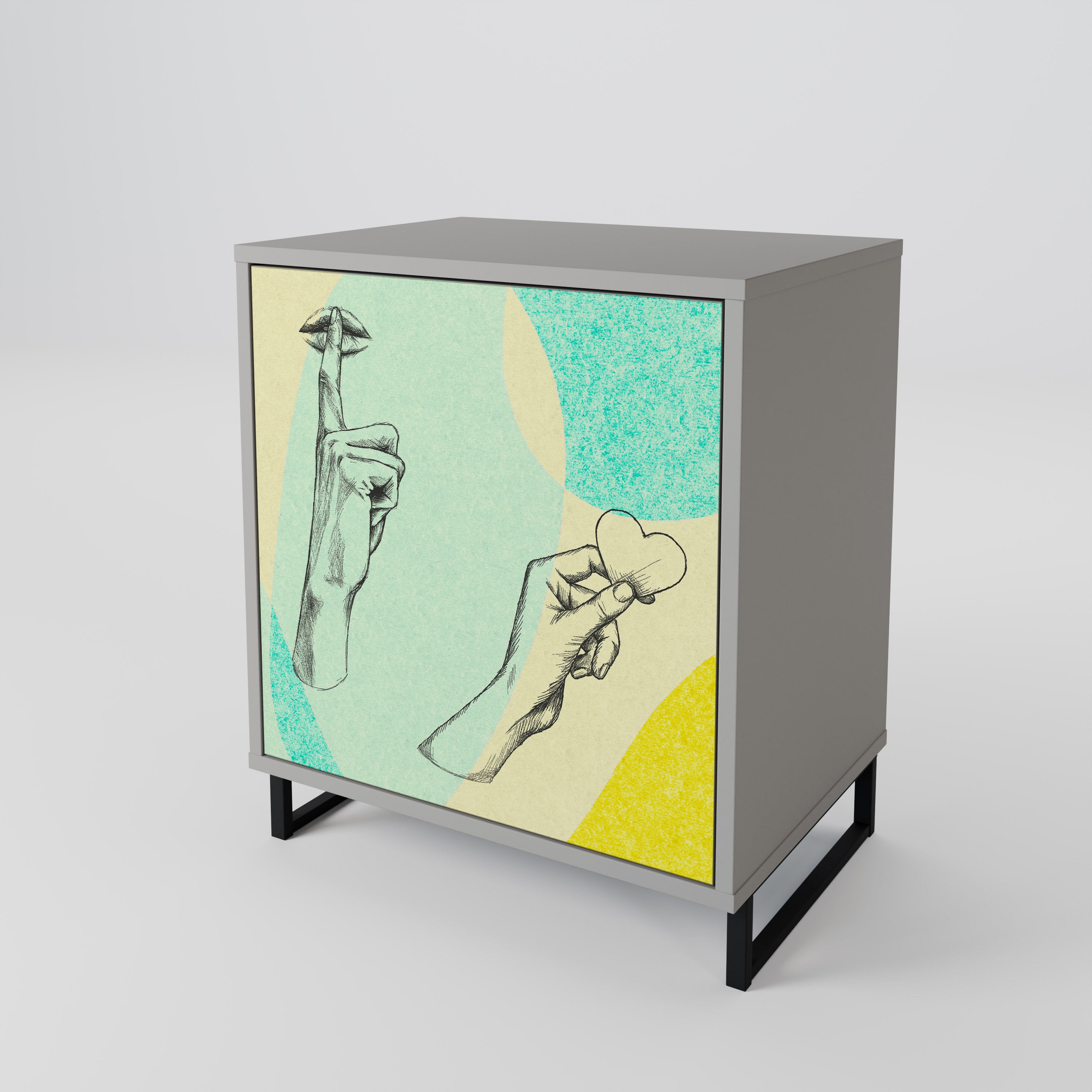 BODY LANGUAGE 1-Door Sideboard