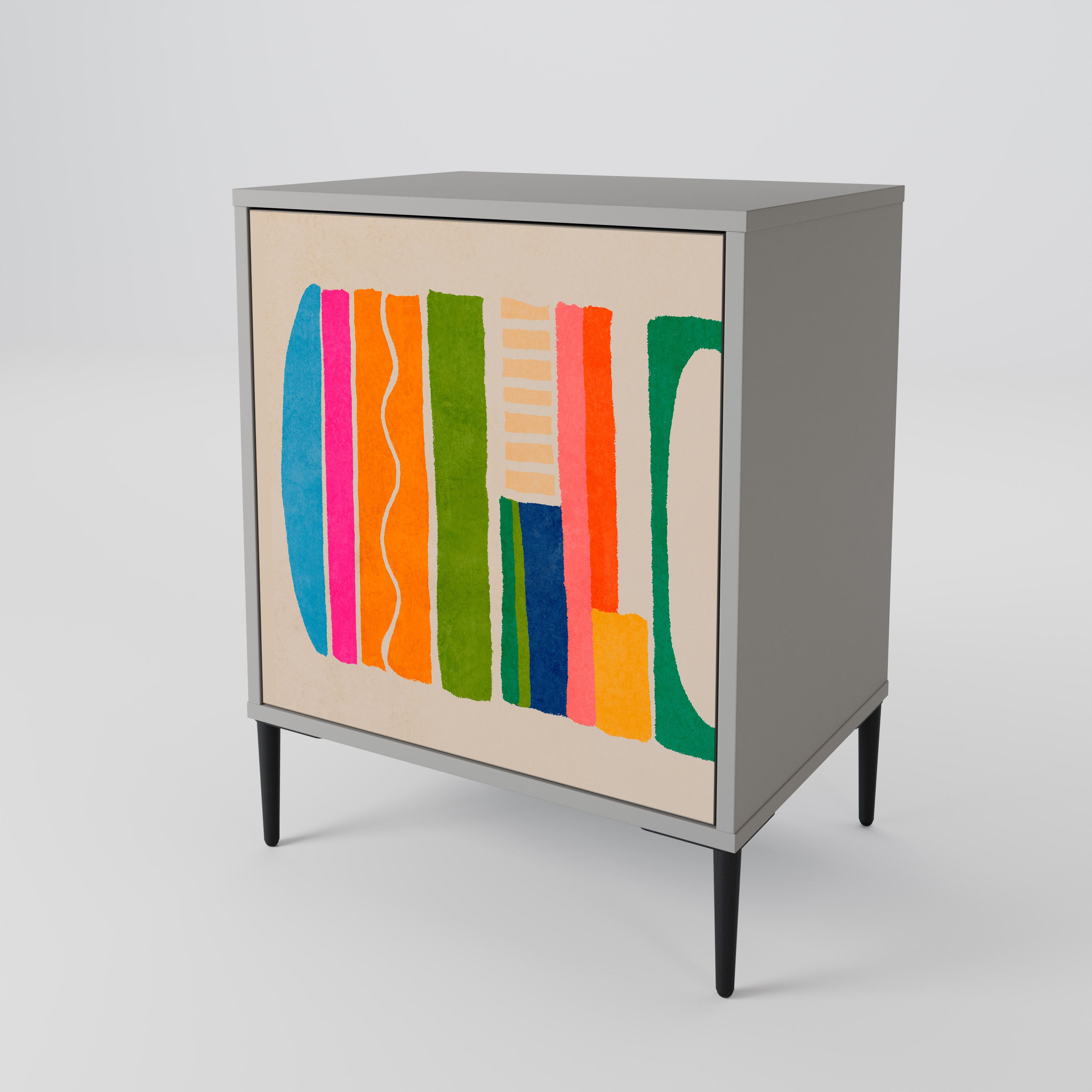 GEOMETRIC SHINE 1-Door Sideboard