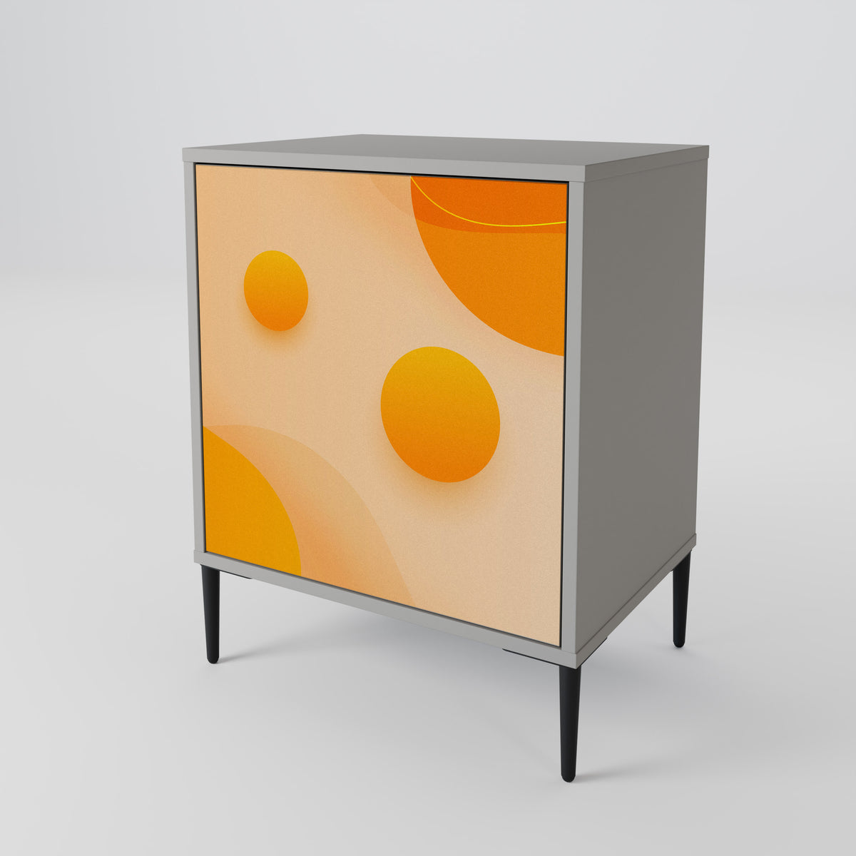ORANGE ARRANGEMENT Skänk med en dörr