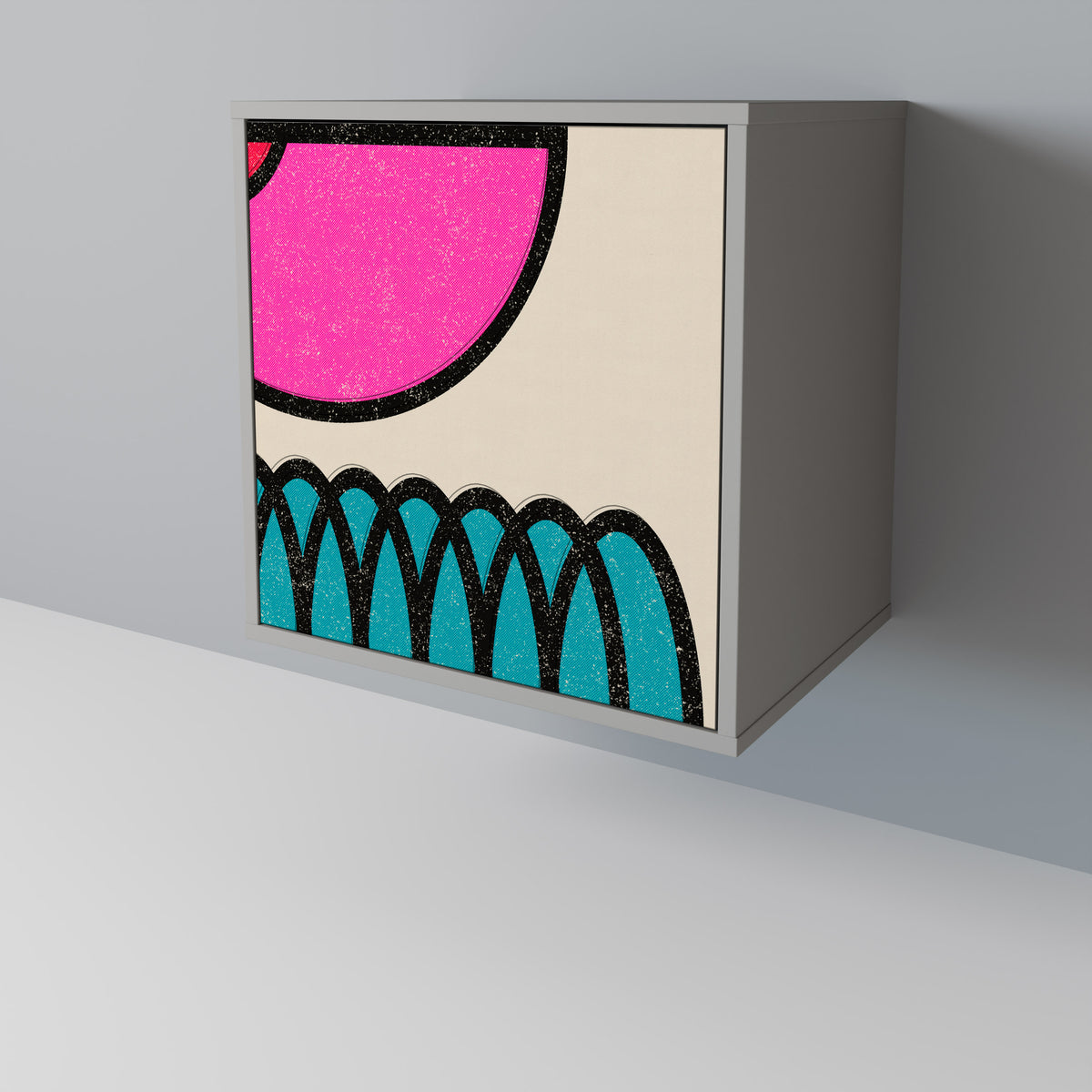 GEOMETRIC RHAPSODY Skänk med en dörr