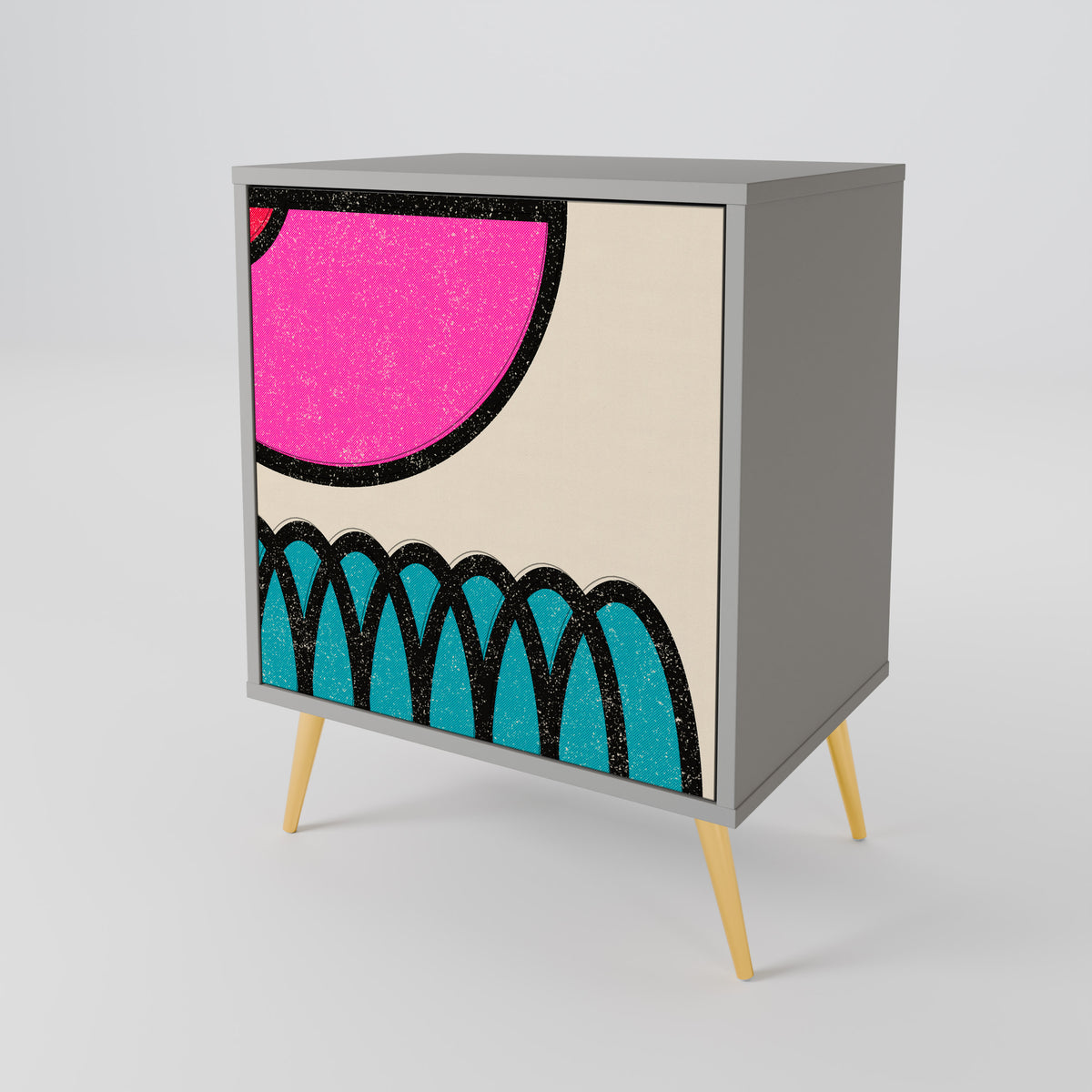 GEOMETRIC RHAPSODY Skänk med en dörr
