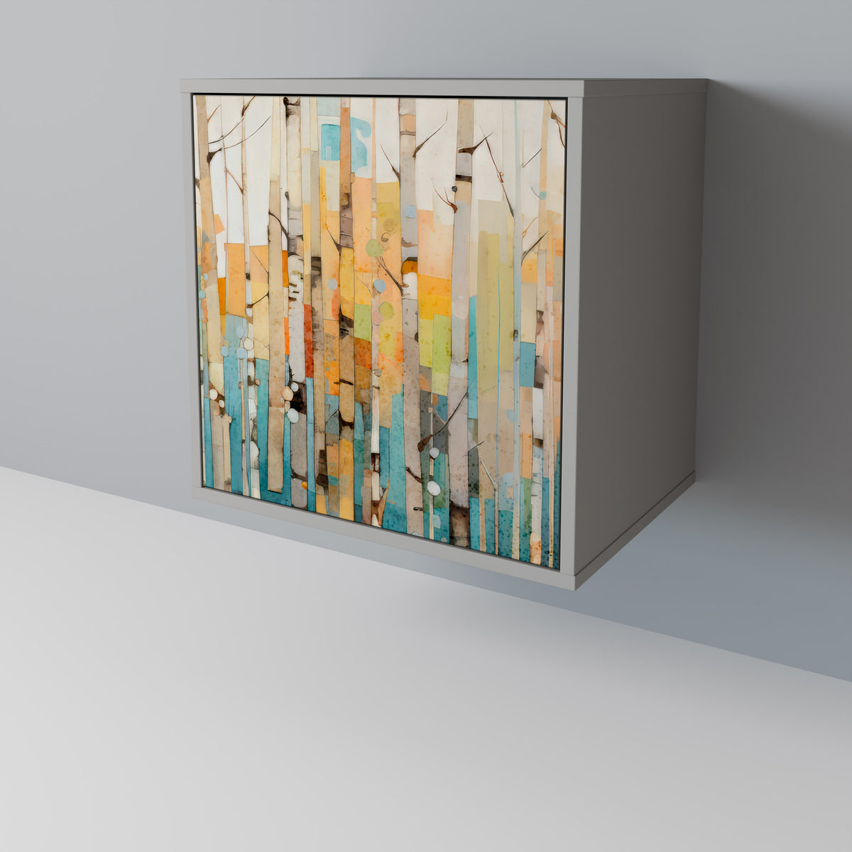 BIRCH KALEIDOSCOPE Skänk med en dörr