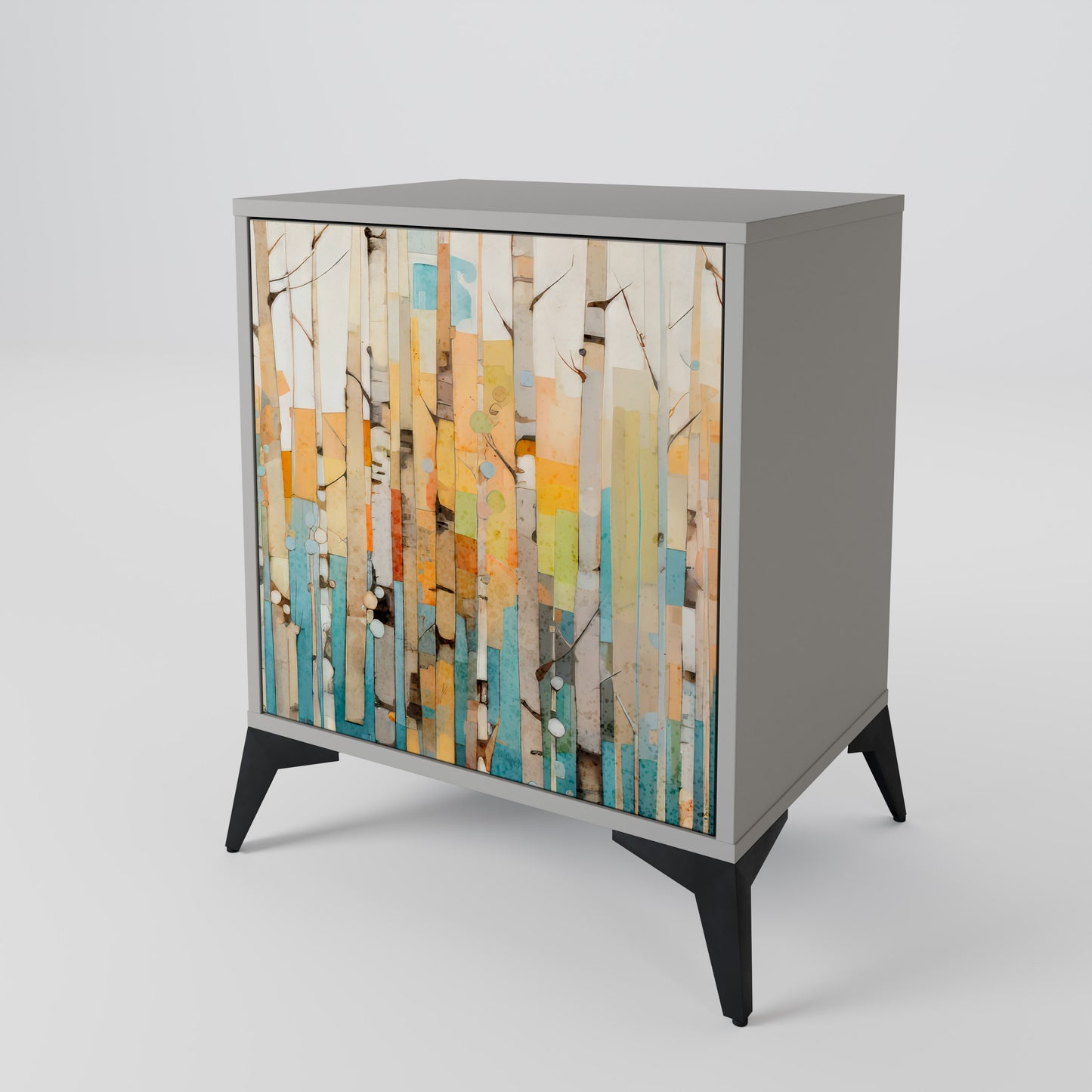 BIRCH KALEIDOSCOPE Skänk med en dörr