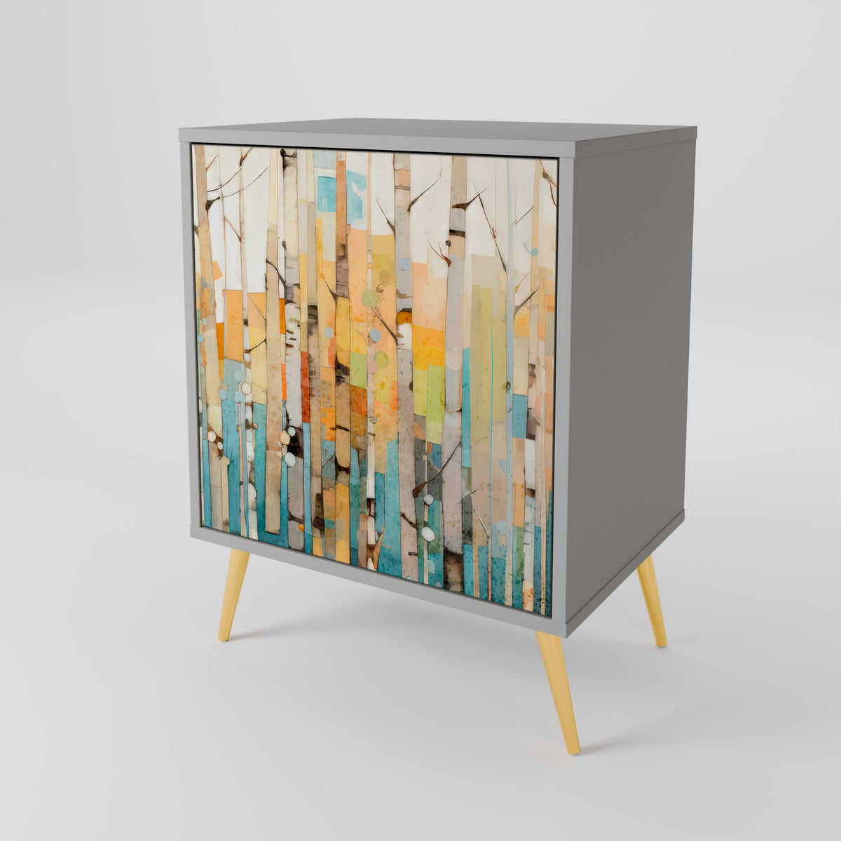 BIRCH KALEIDOSCOPE Skänk med en dörr