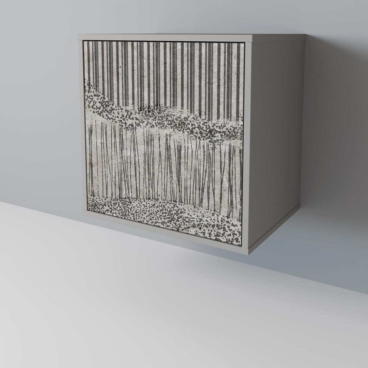 GRAIN LINES Skänk med en dörr