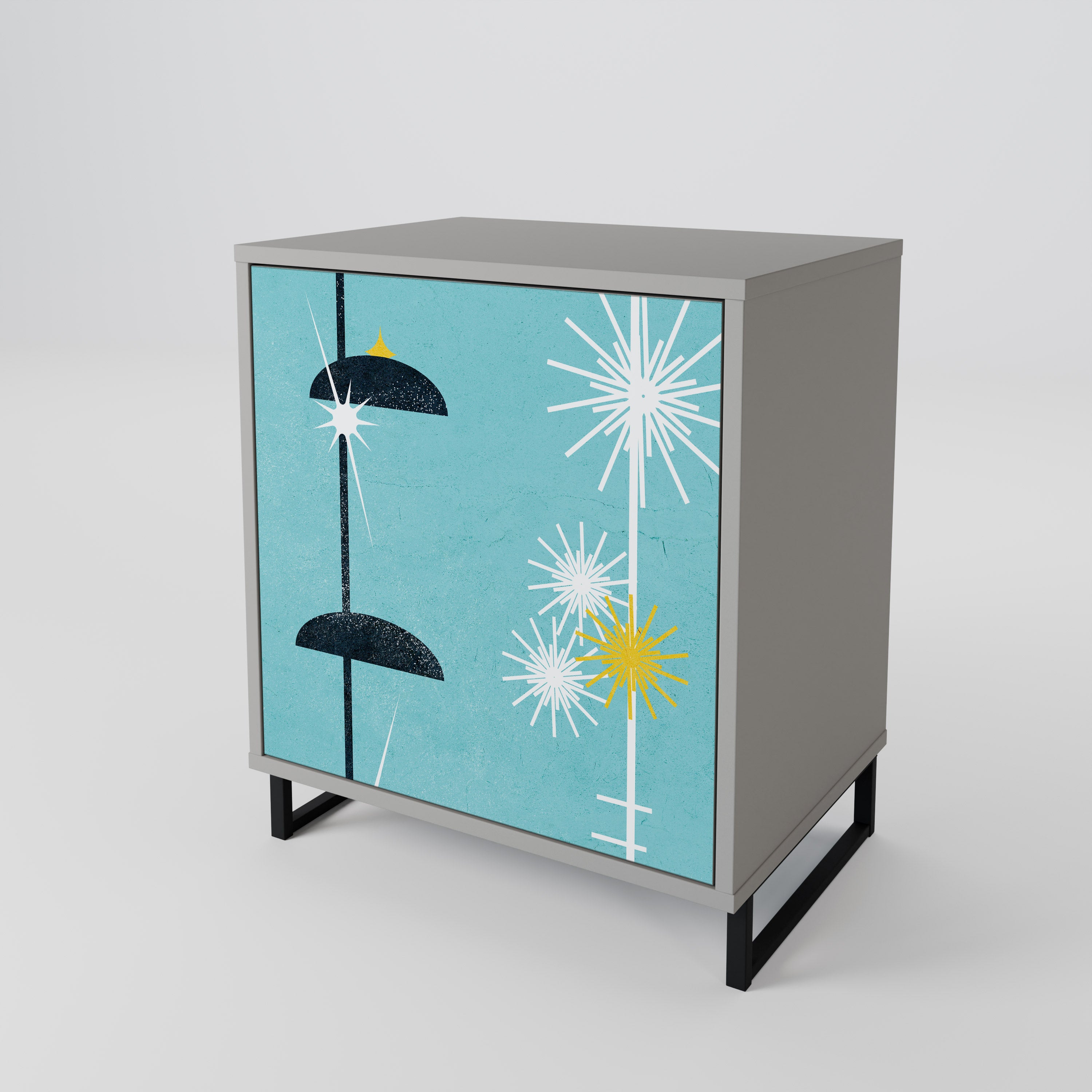 PATHS TO HAPPINESS 1-Door Sideboard