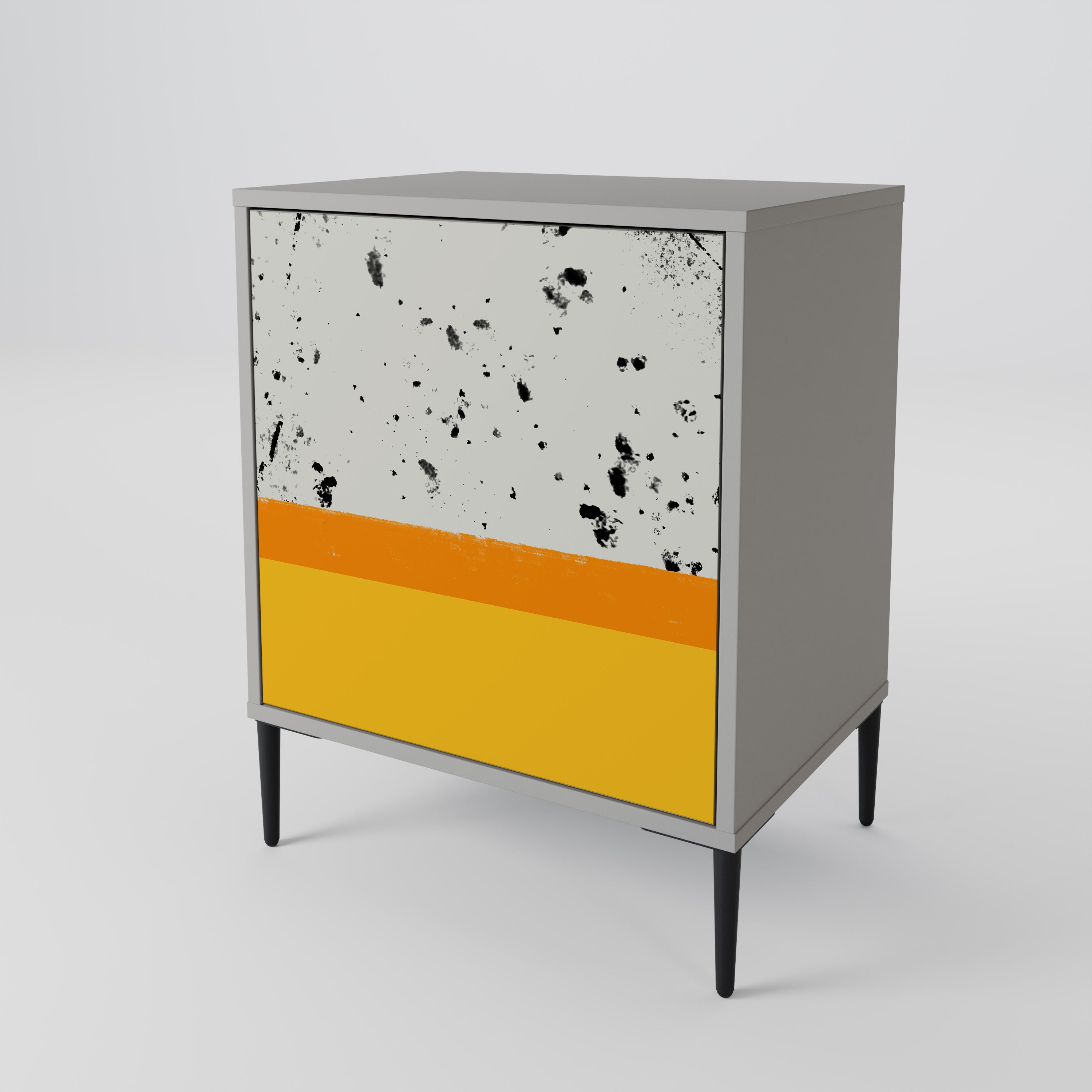 DYED BY ORANGE 1-Door Sideboard