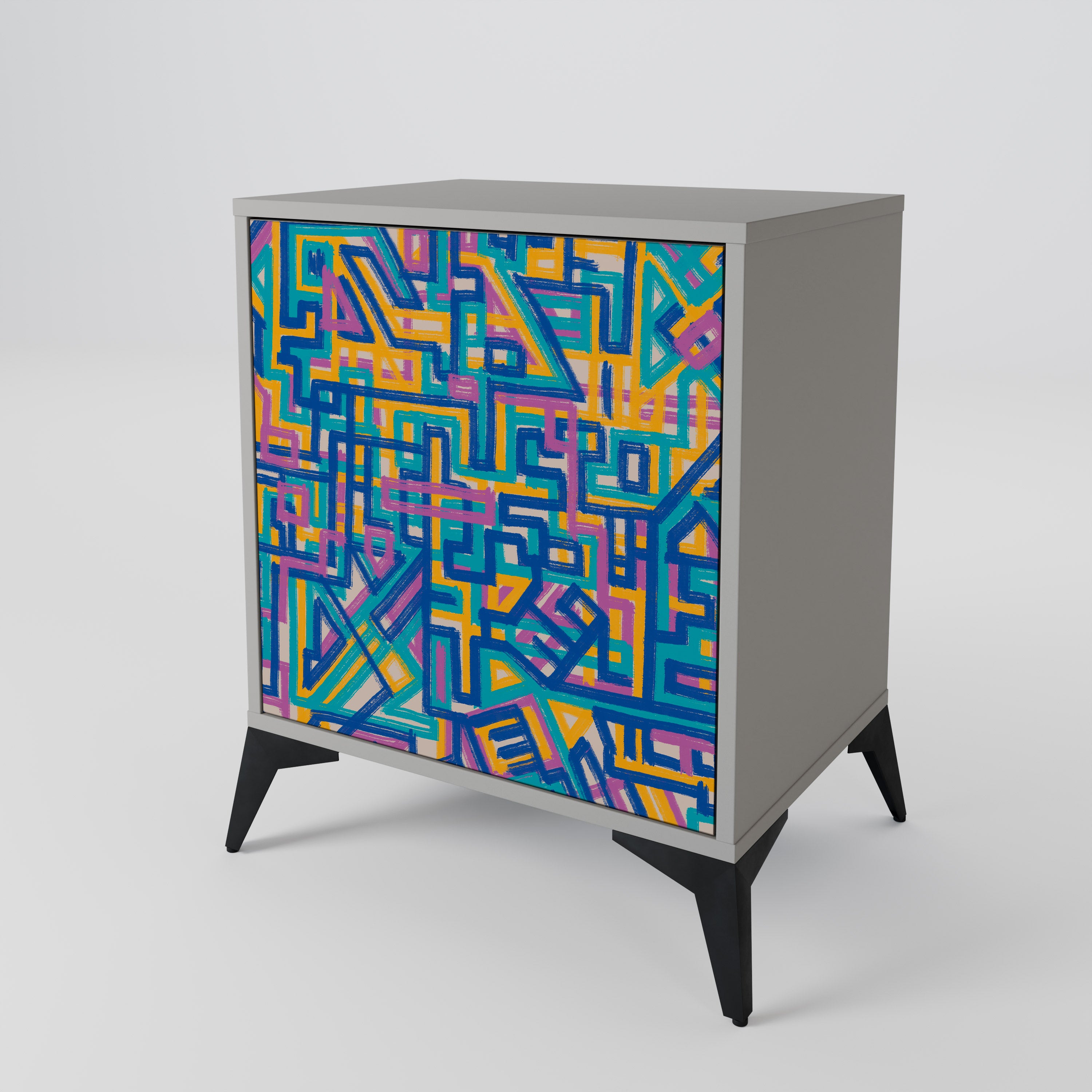 MEMORIES MAP 1-Door Sideboard