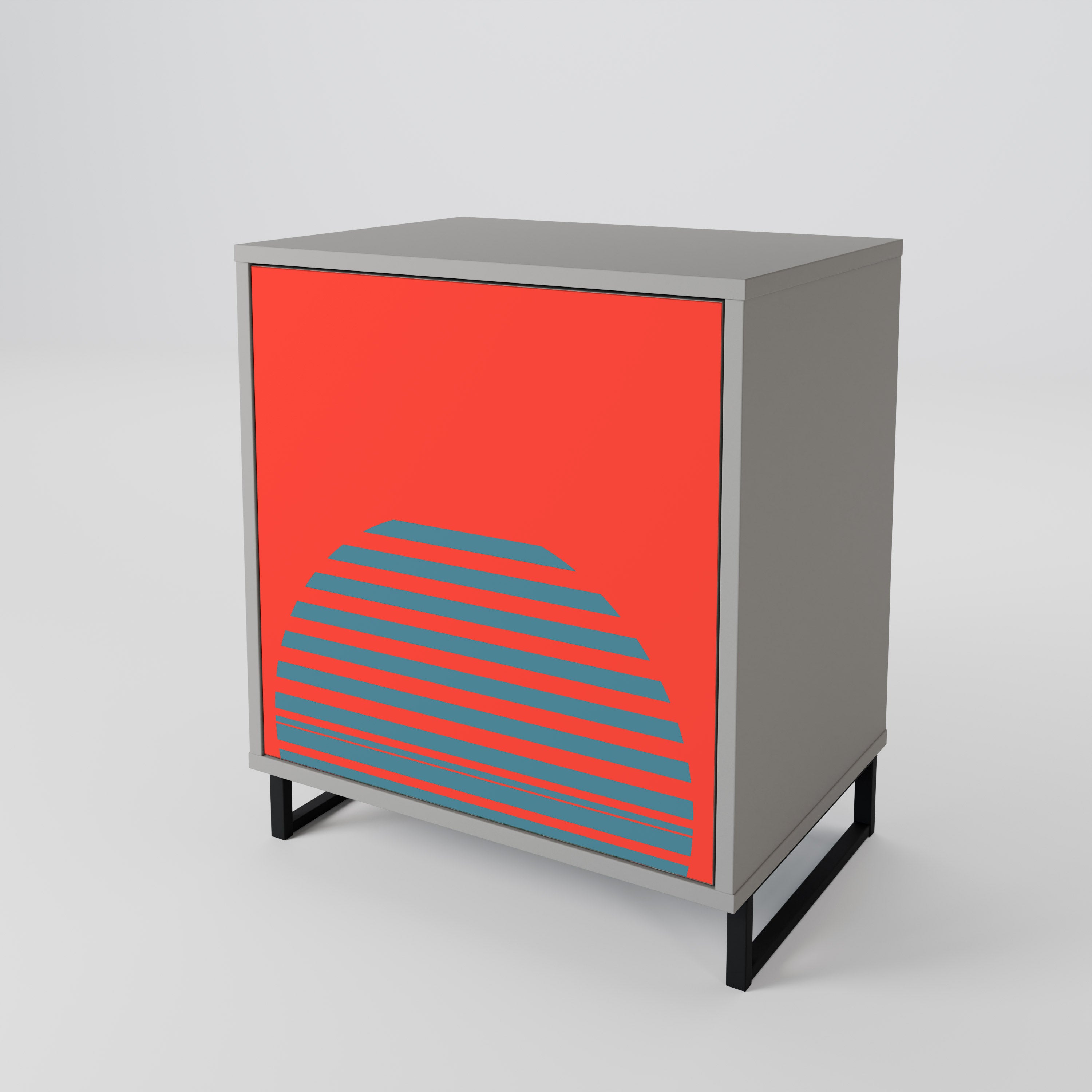 RISING GEOMETRY STARS 1-Door Sideboard