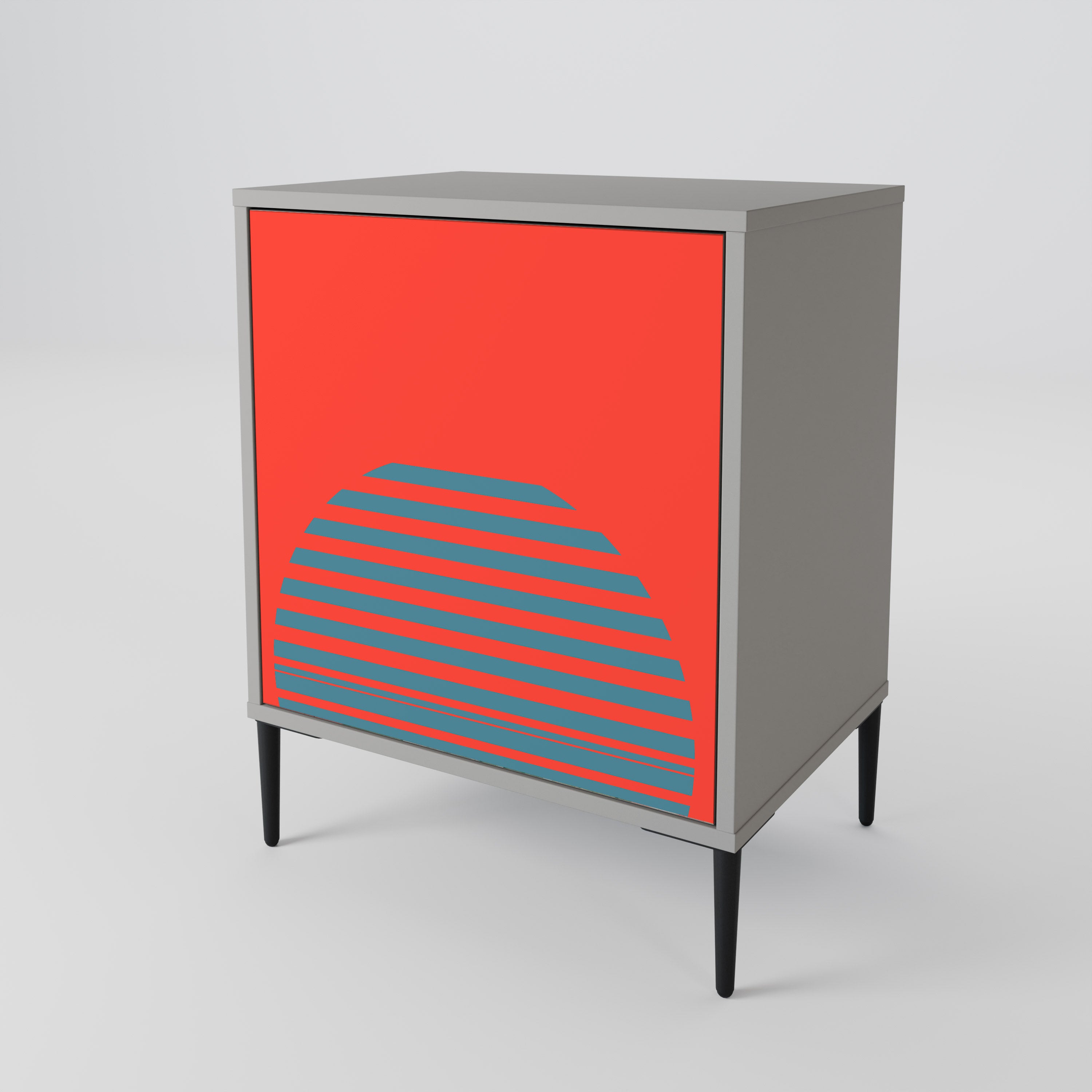 RISING GEOMETRY STARS 1-Door Sideboard