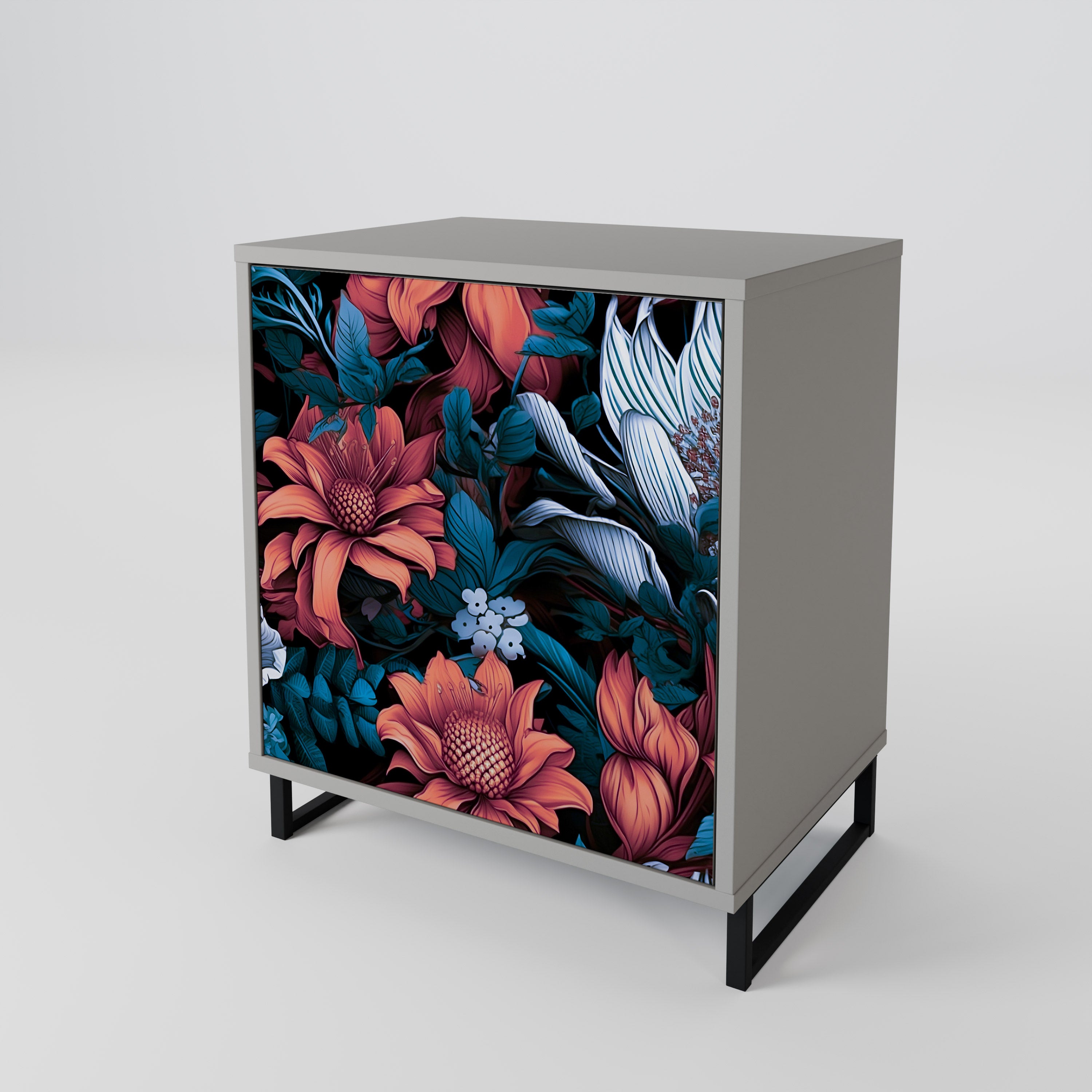 ETHEREAL BLOSSOMS 1-Door Sideboard