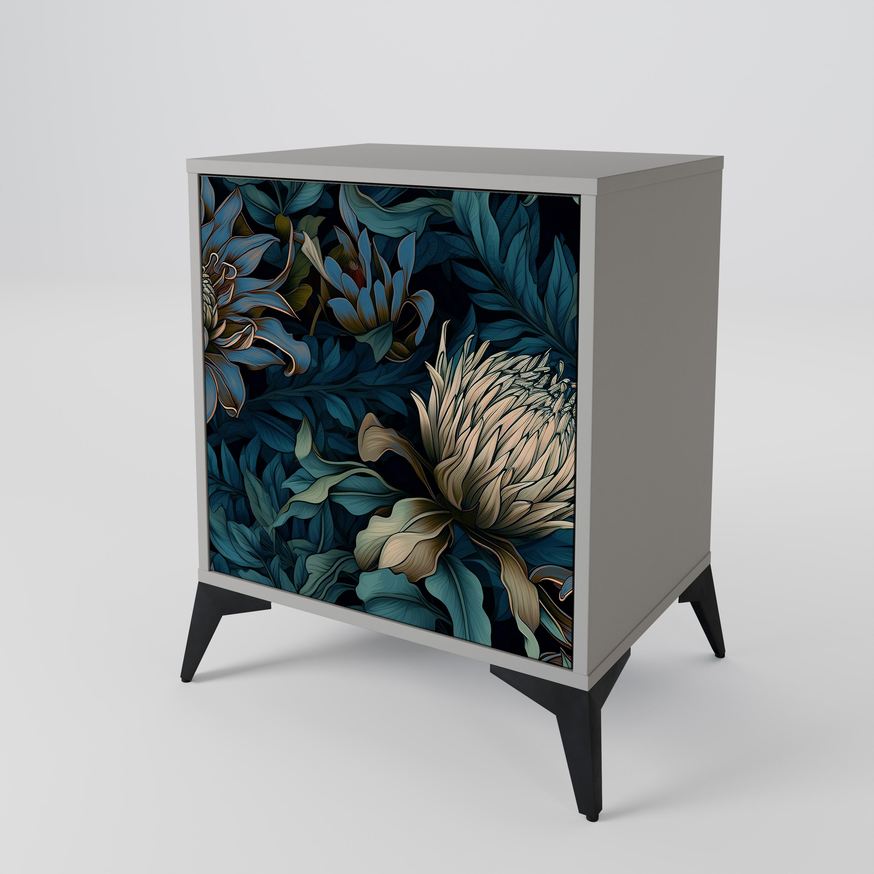 TWILIGHT BLOOM 1-Door Sideboard