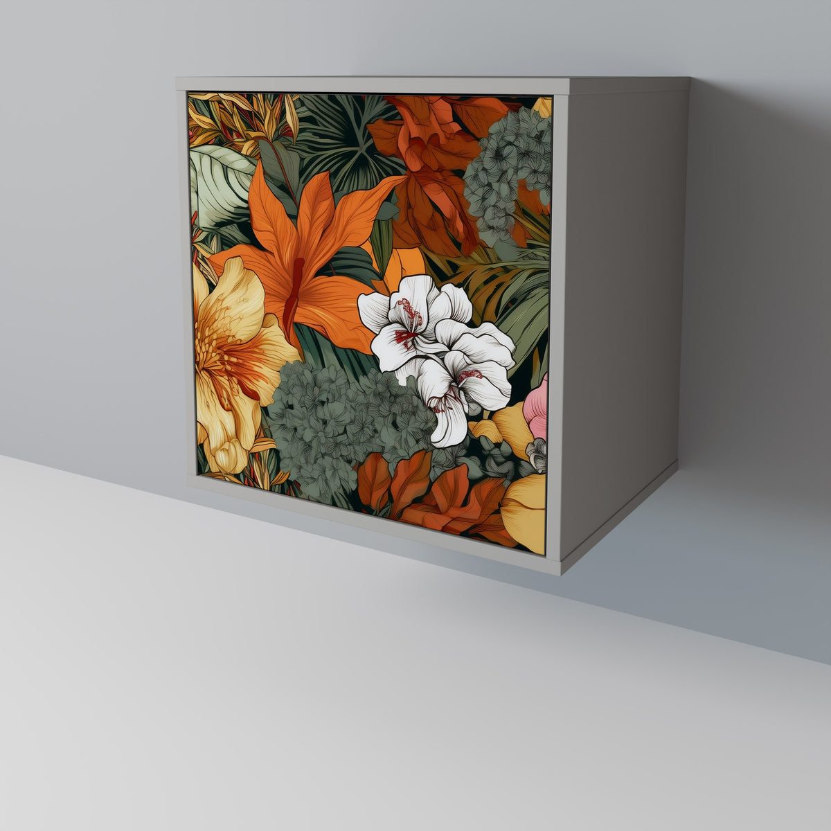 RADIANT FLORA Skänk med en dörr