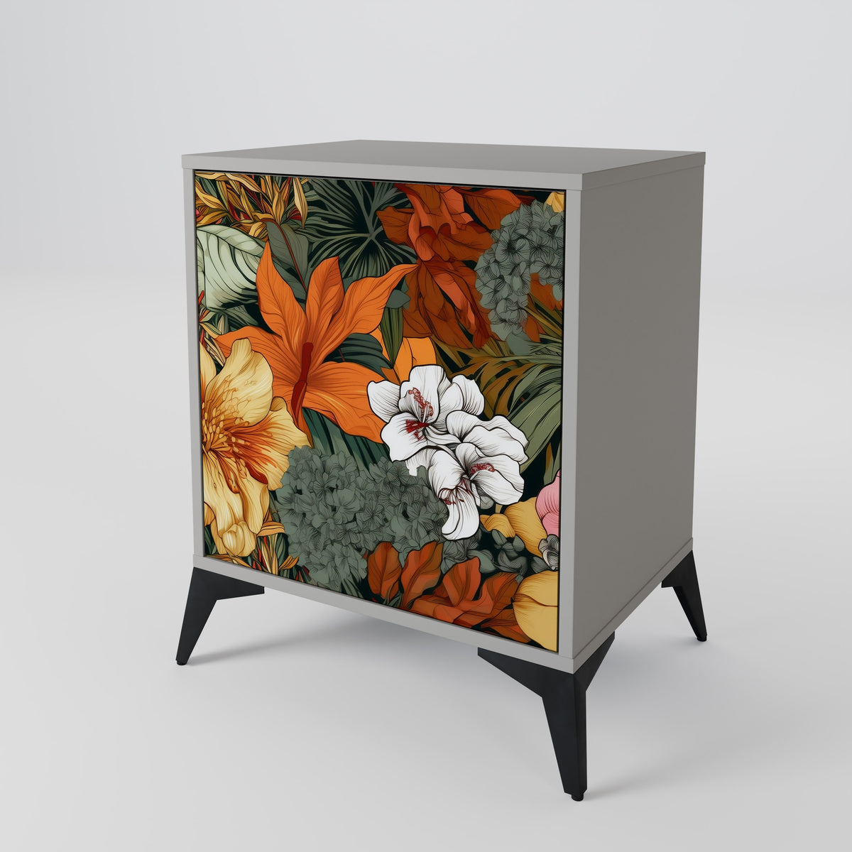 RADIANT FLORA Skänk med en dörr