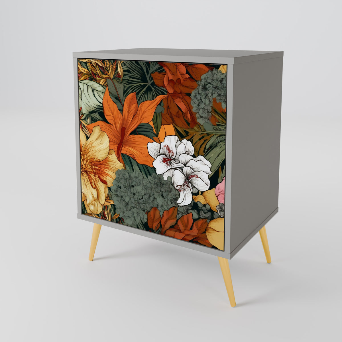 RADIANT FLORA Skänk med en dörr