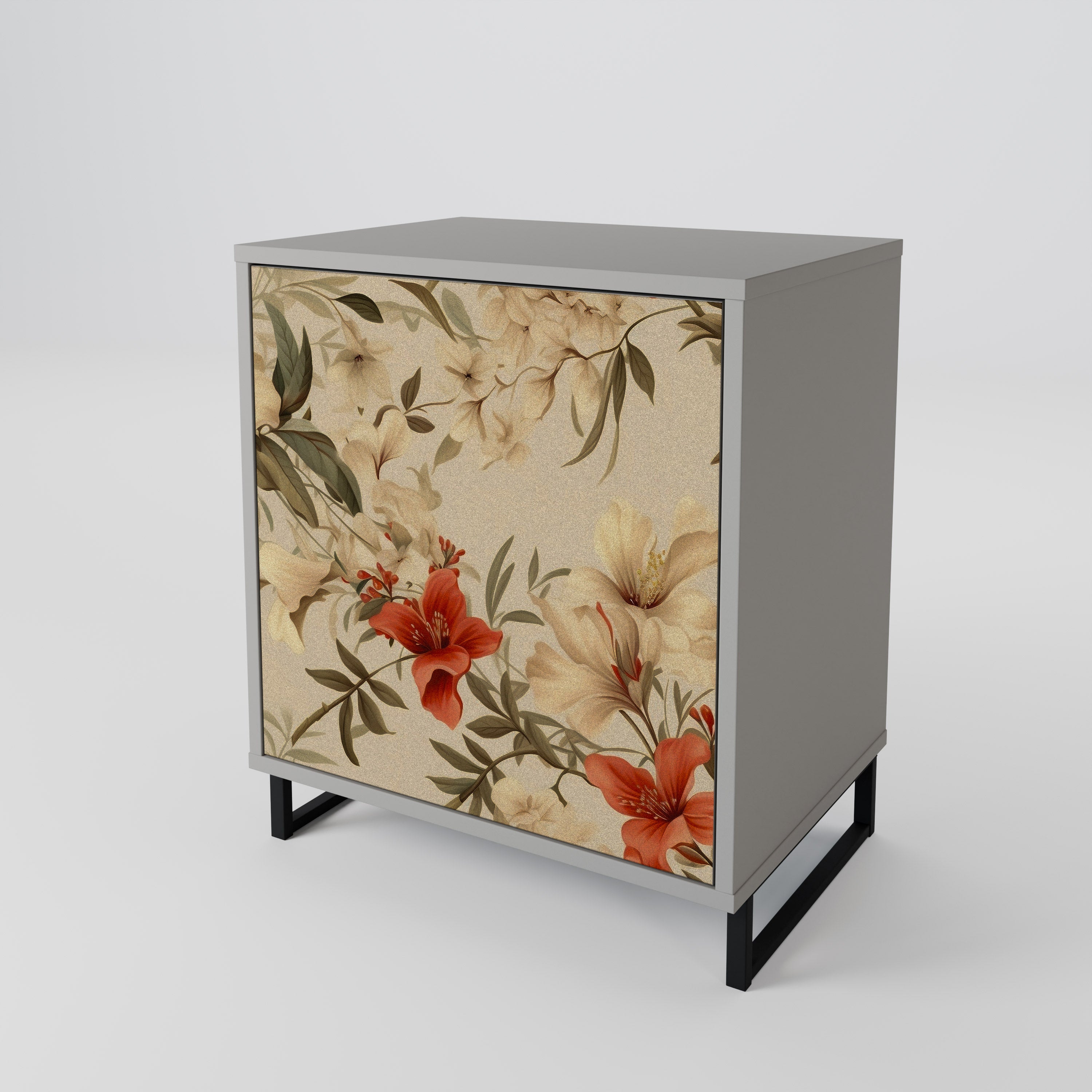 BLOOMING HARMONY 1-Door Sideboard