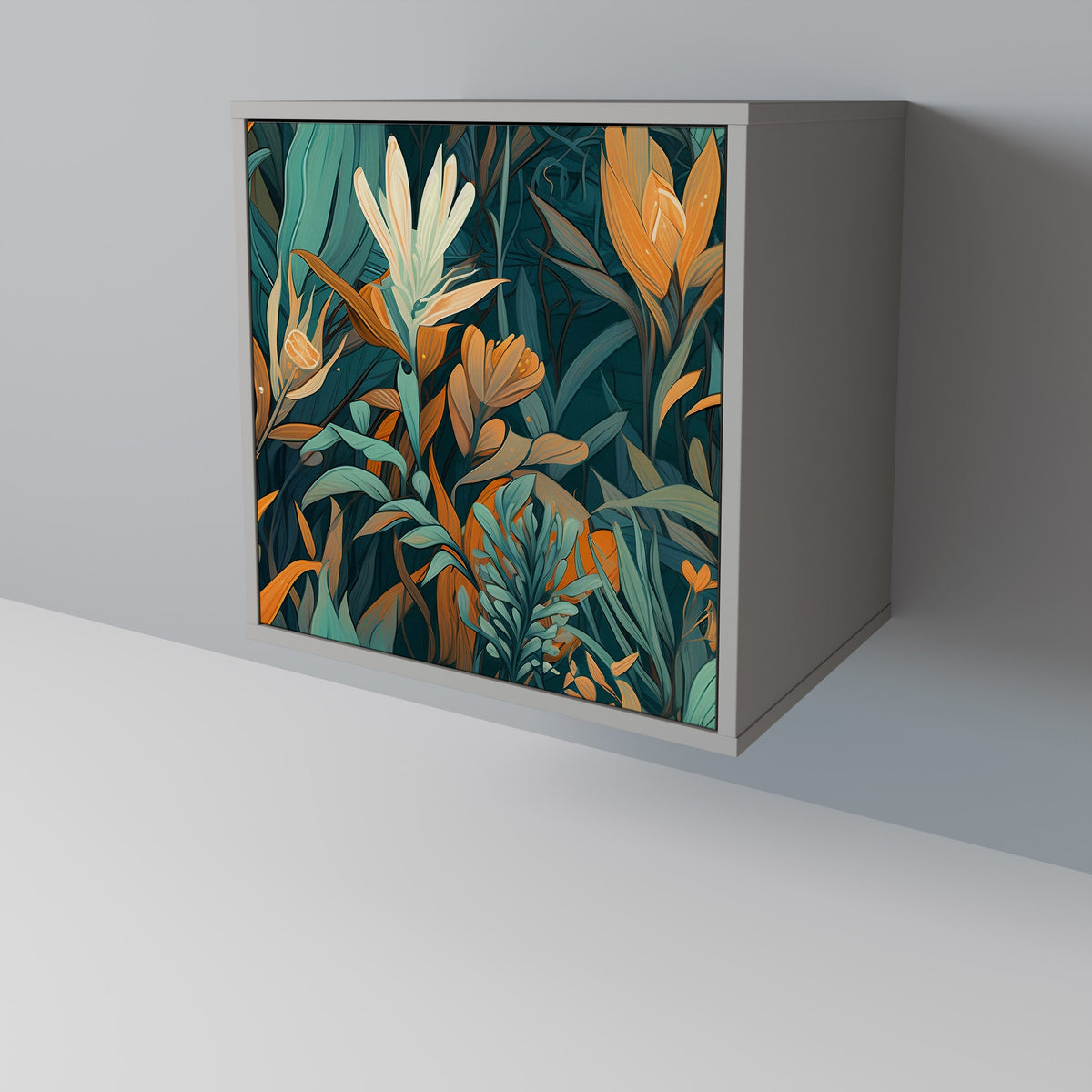 FLORAL SERENITY Skänk med en dörr