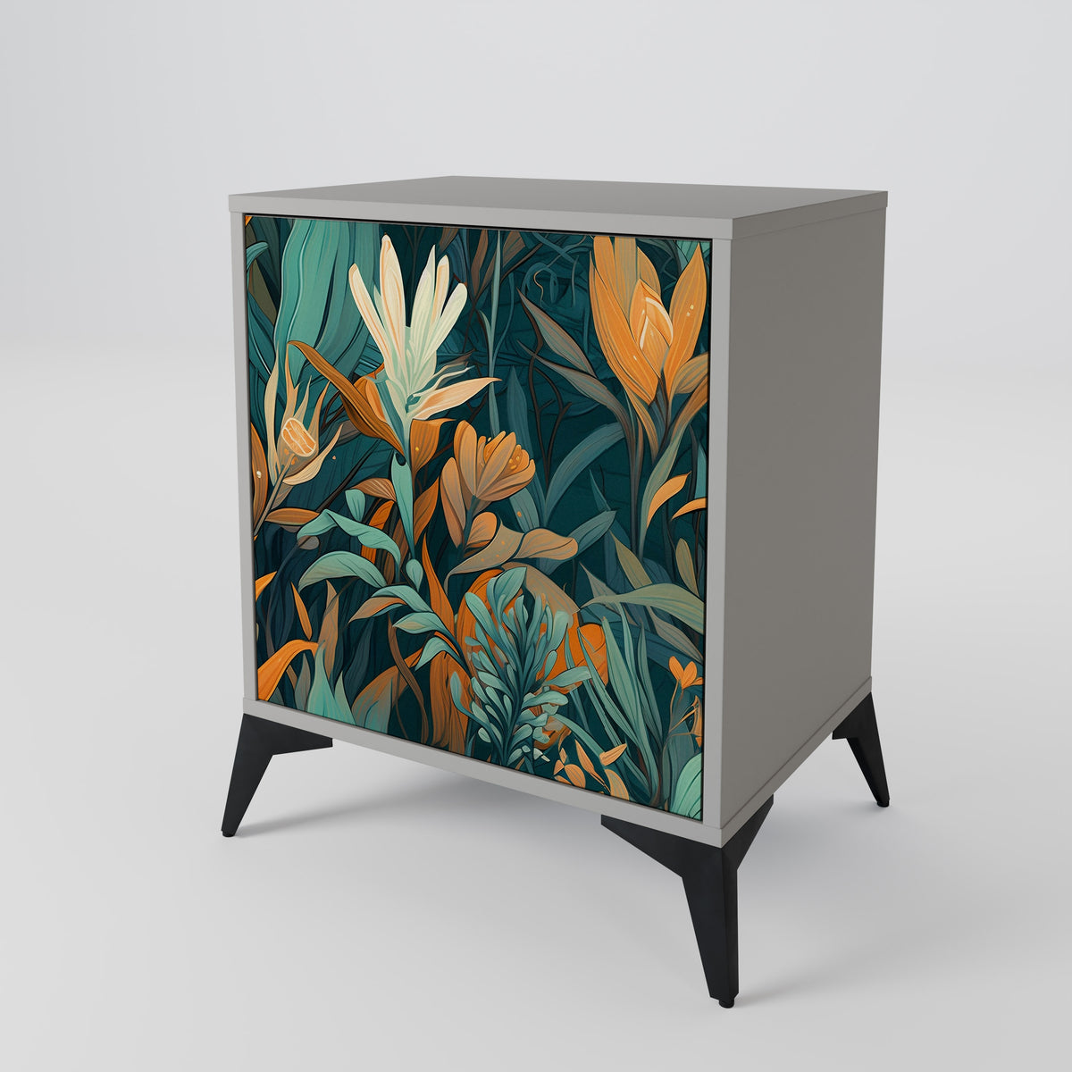 FLORAL SERENITY Skänk med en dörr