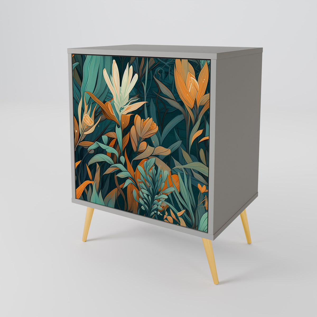 FLORAL SERENITY Skänk med en dörr