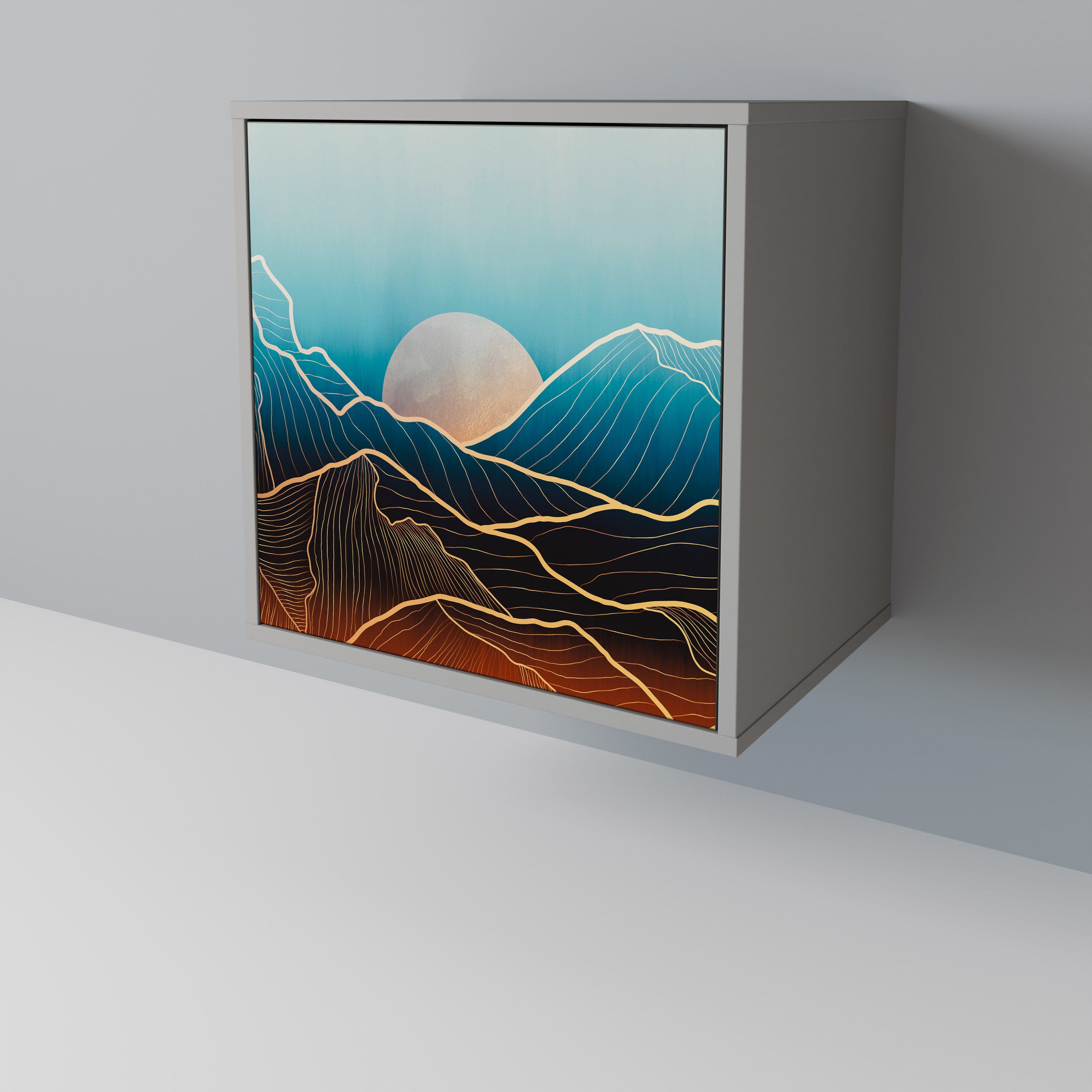 LUNAR SECRETS Skänk med 1 dörr