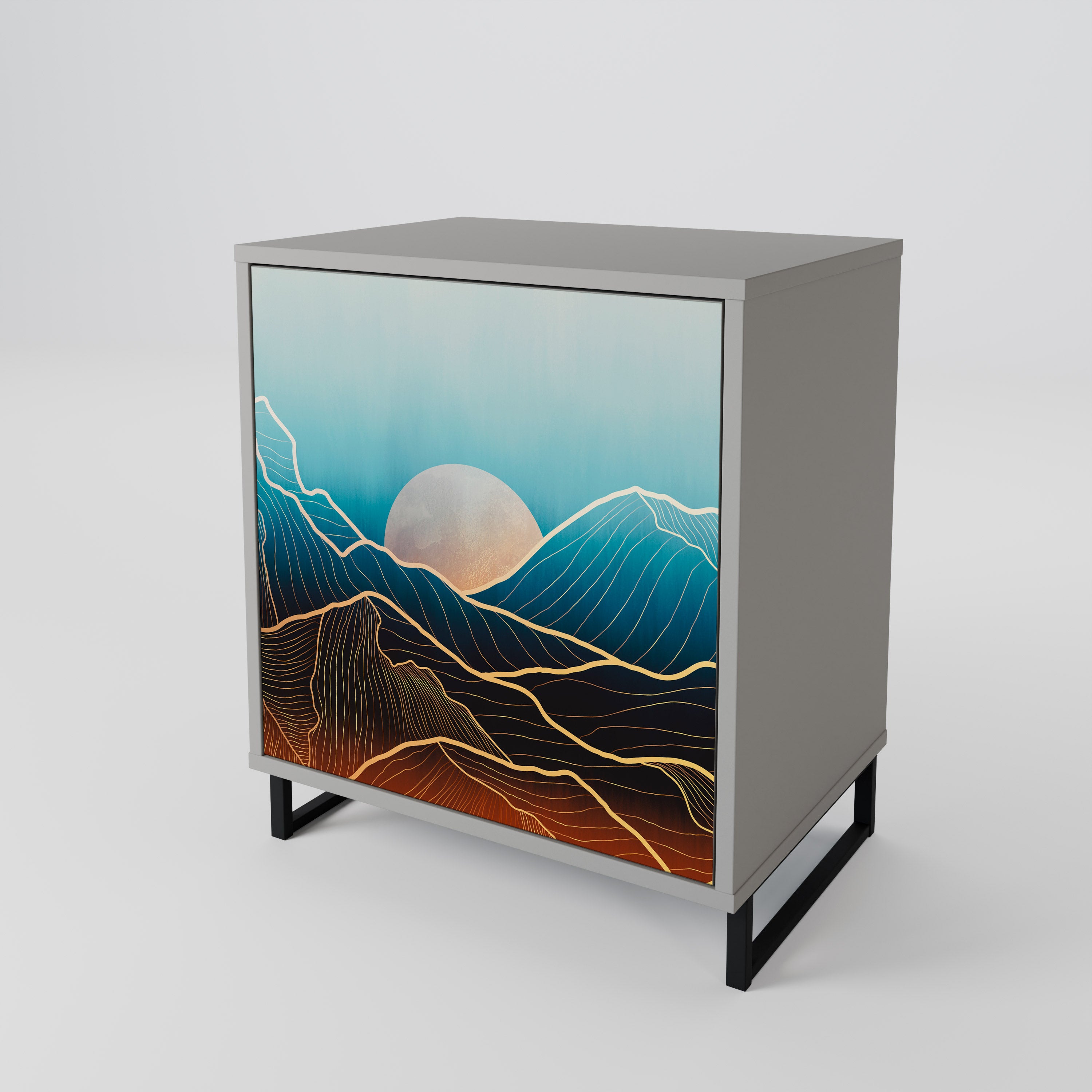 LUNAR SECRETS Skänk med 1 dörr