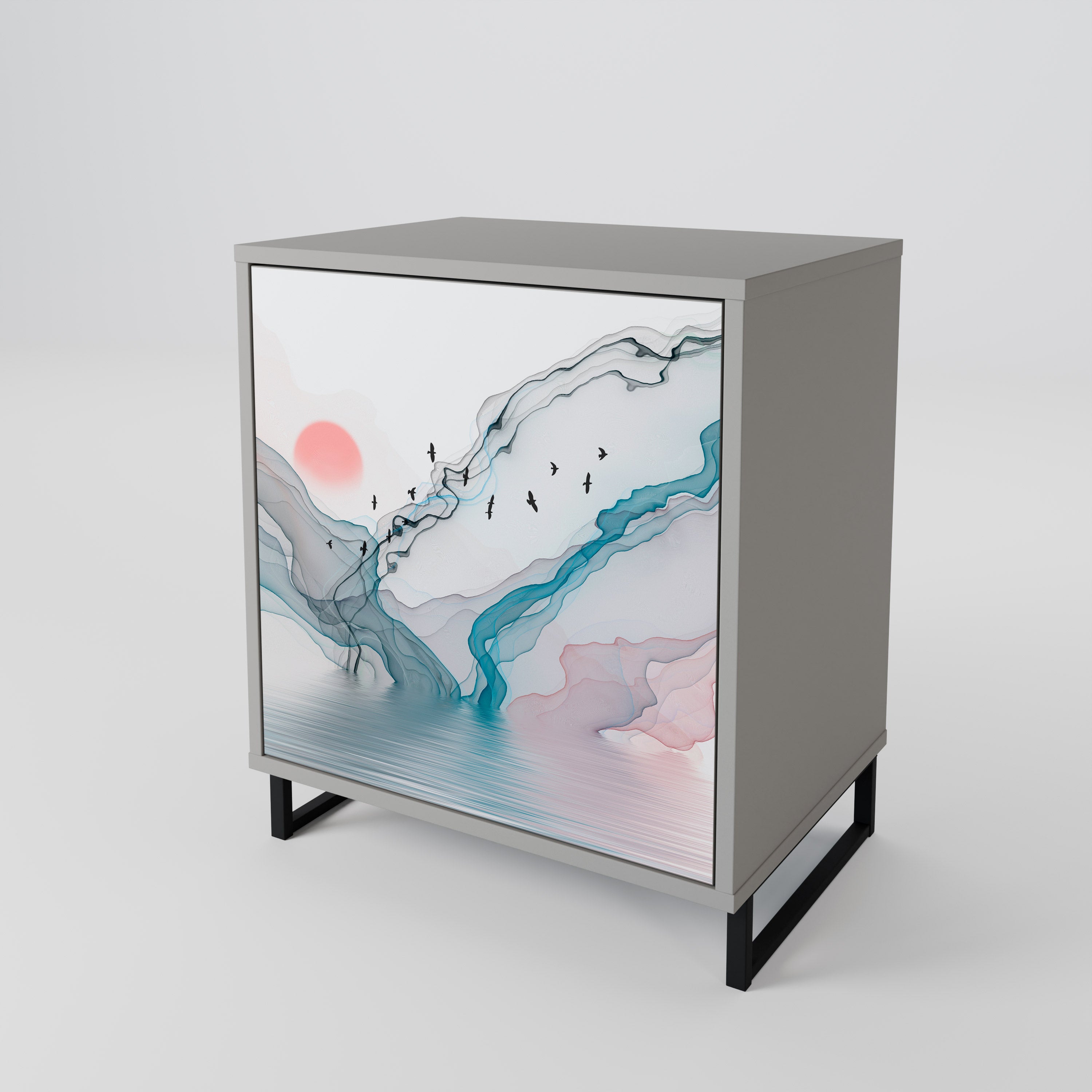 VELVET CROSSING skänk med 1 dörr