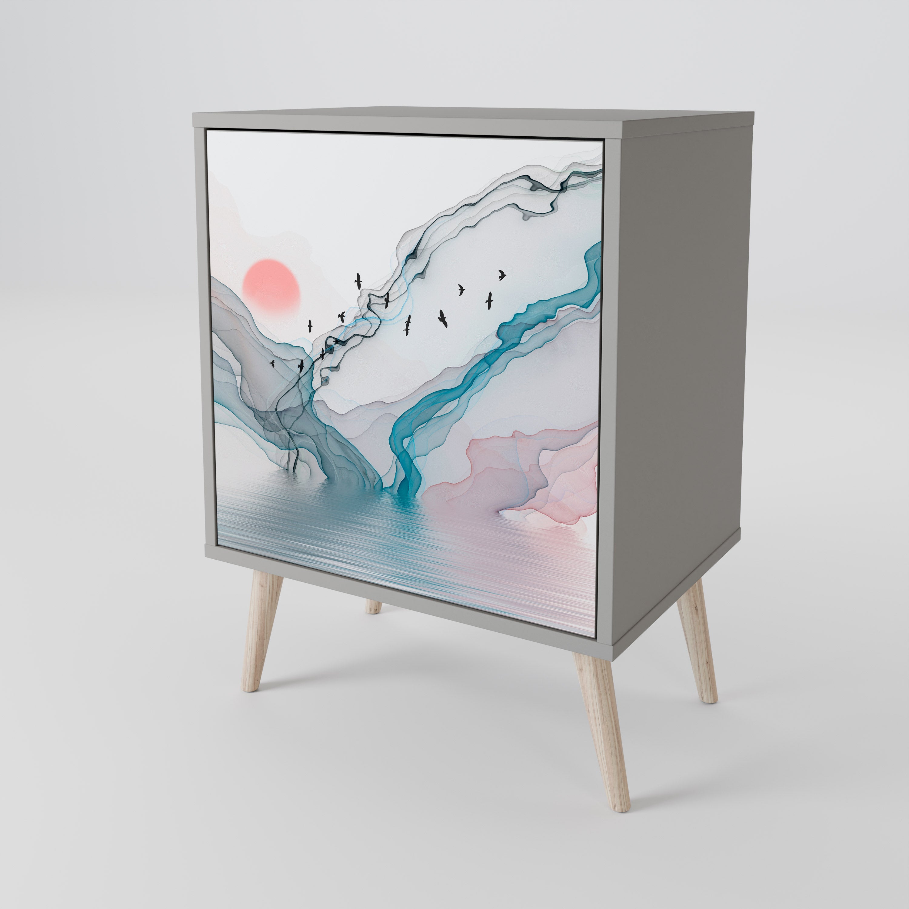 VELVET CROSSING skänk med 1 dörr