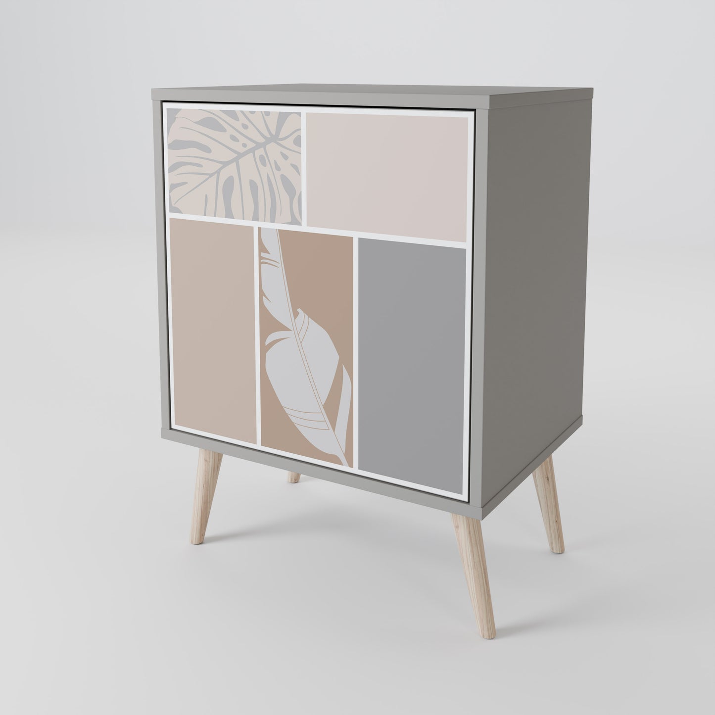 TROPICAL SHAPES Skänk med en dörr