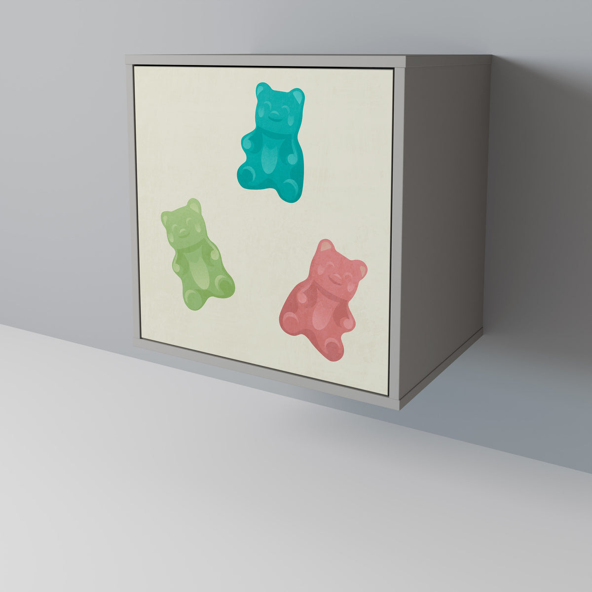 GUMMY BEARS Skänk med en dörr