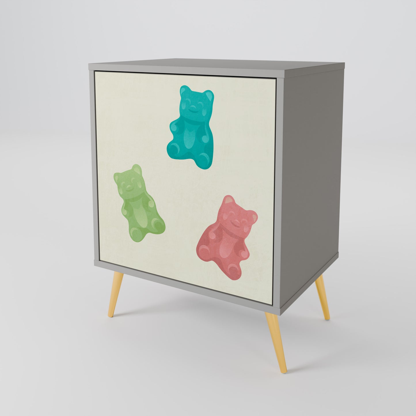 GUMMY BEARS Skänk med en dörr