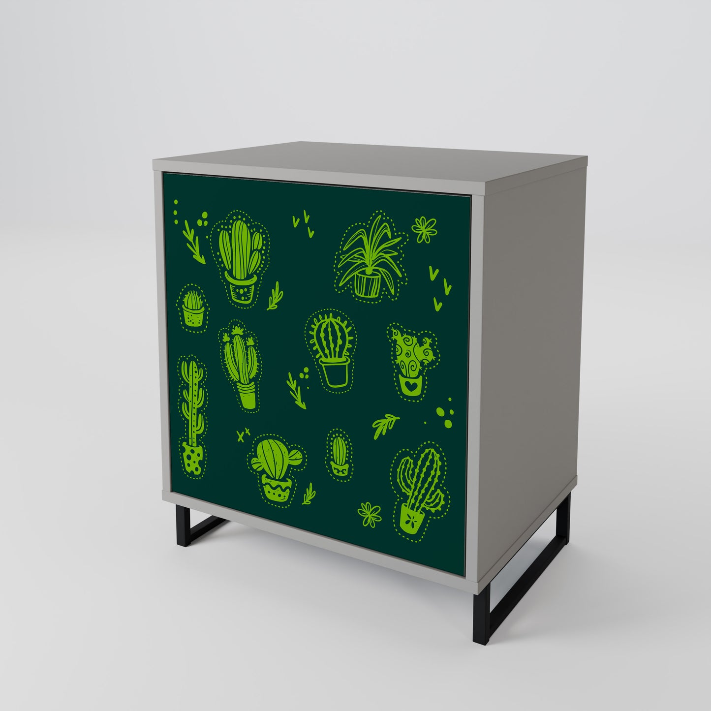 DESERT GREEN Skänk med en dörr