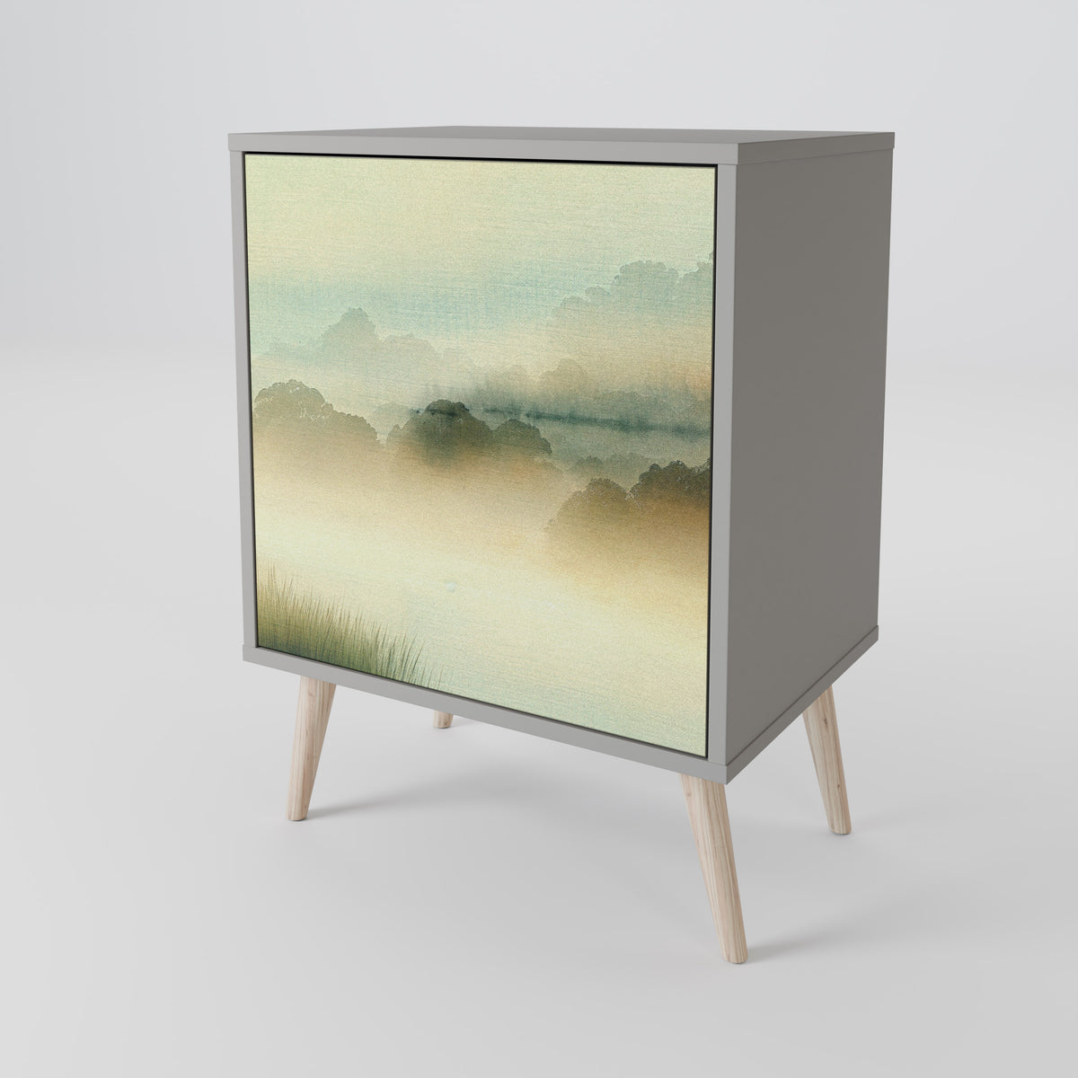MORNING BY THE LAKE 1-Door Sideboard