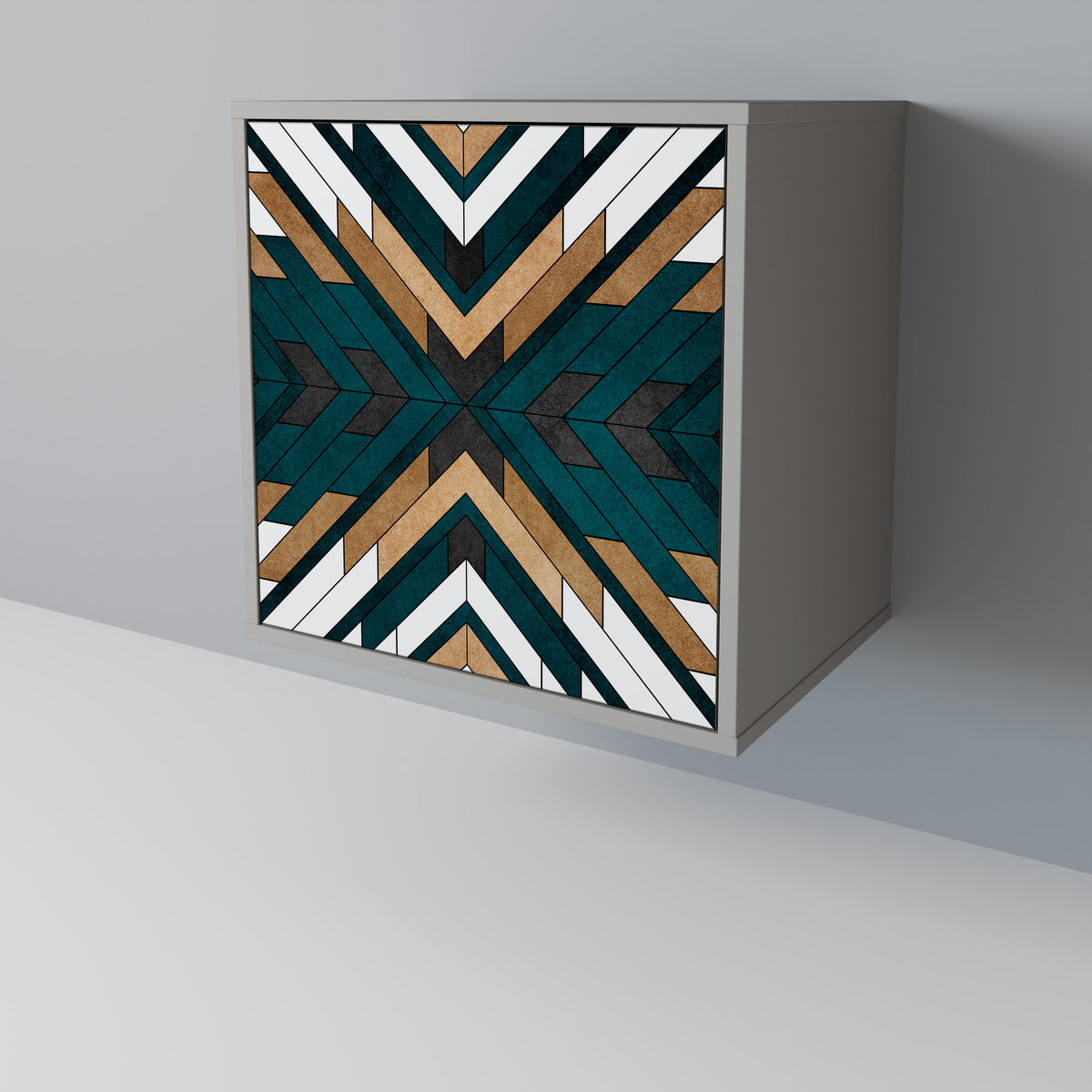 ARTISTIC GEOMETRY Skänk med en dörr