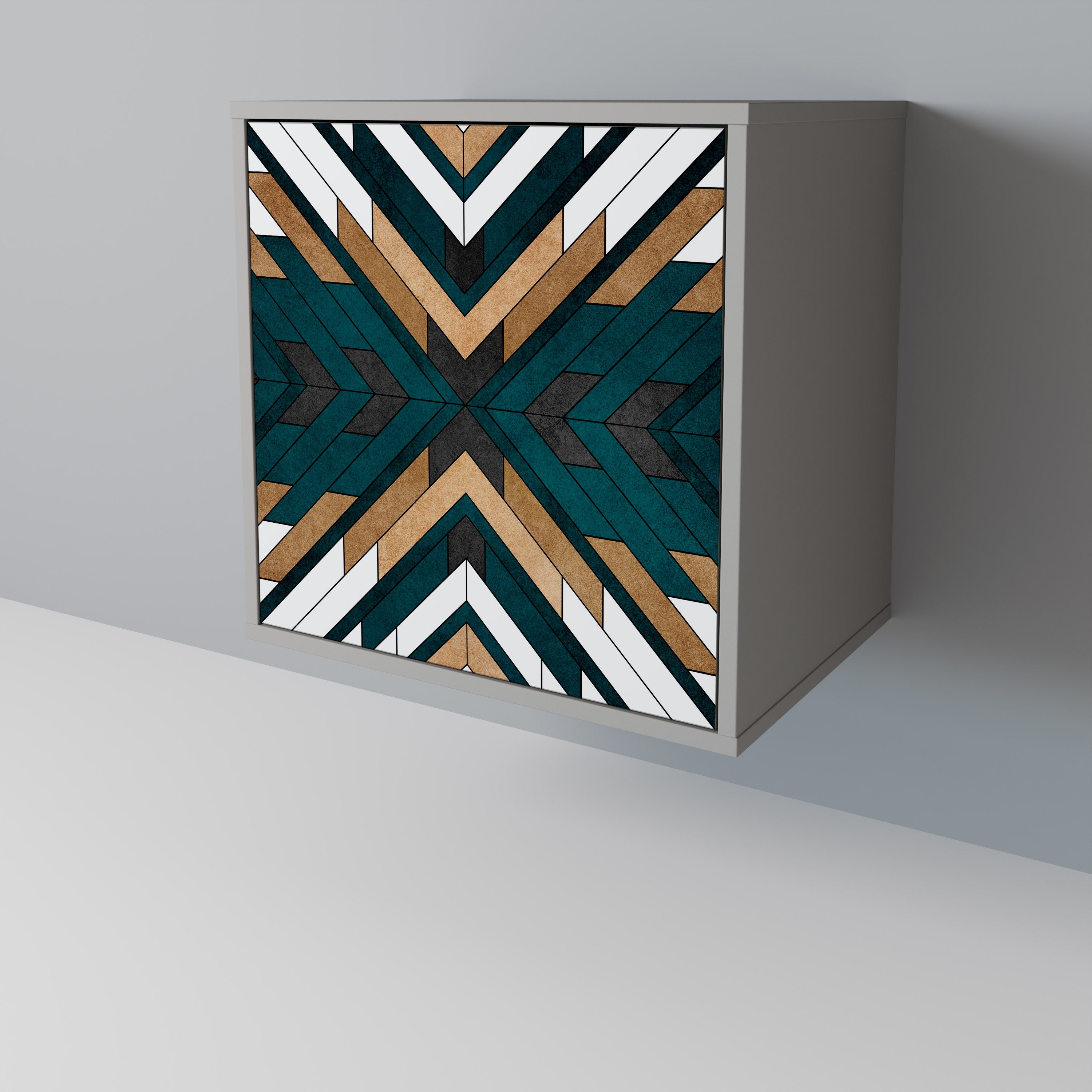 ARTISTIC GEOMETRY 1-Door Sideboard