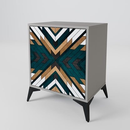 ARTISTIC GEOMETRY Skänk med en dörr