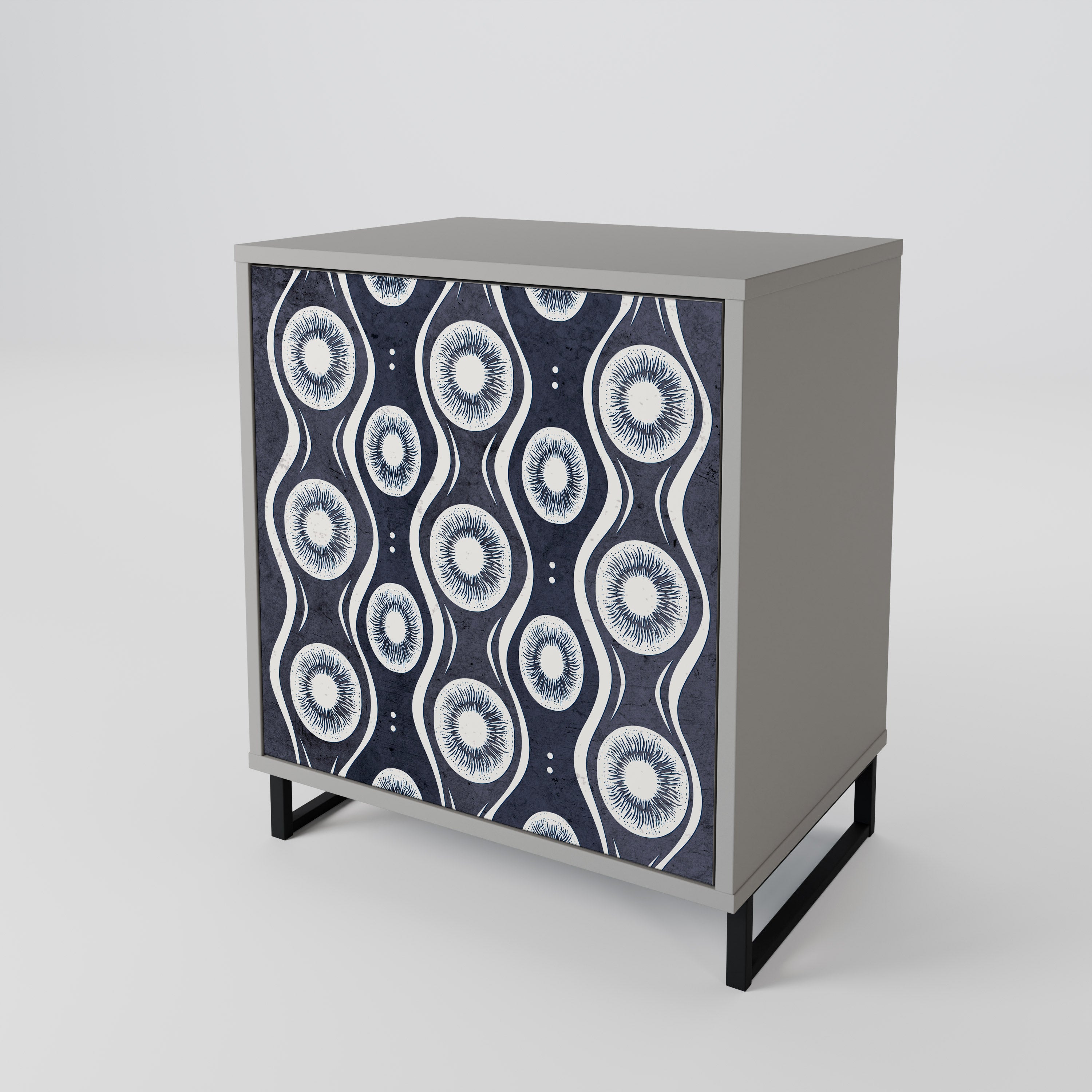 GRAPHITE EYES 1-Door Sideboard