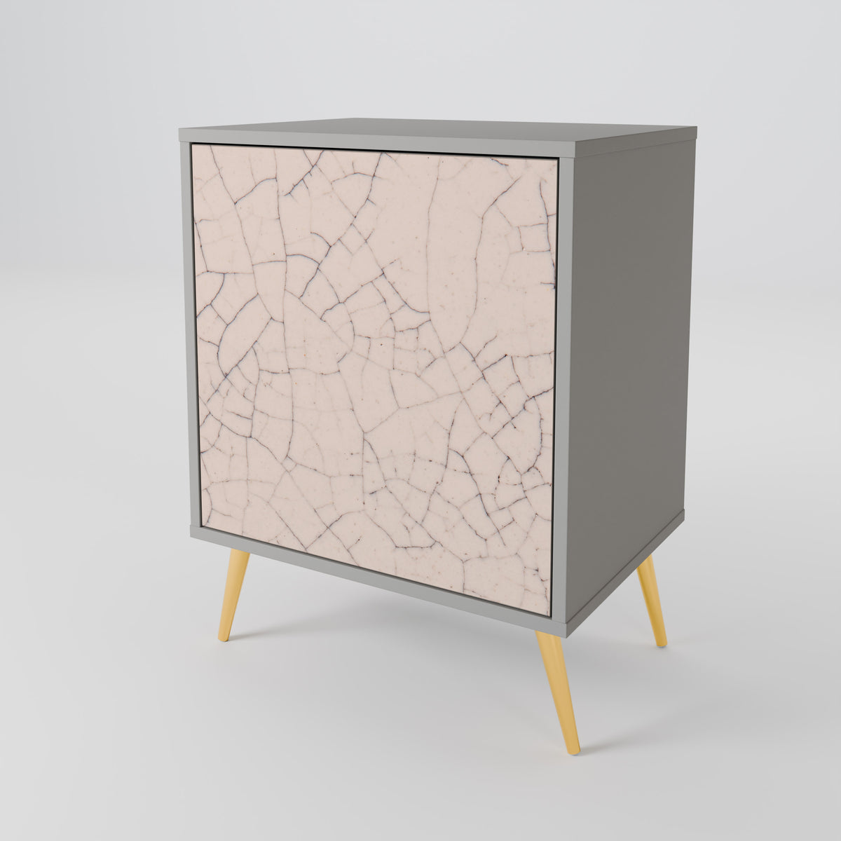 CERAMIC TEXTURE Skänk med en dörr
