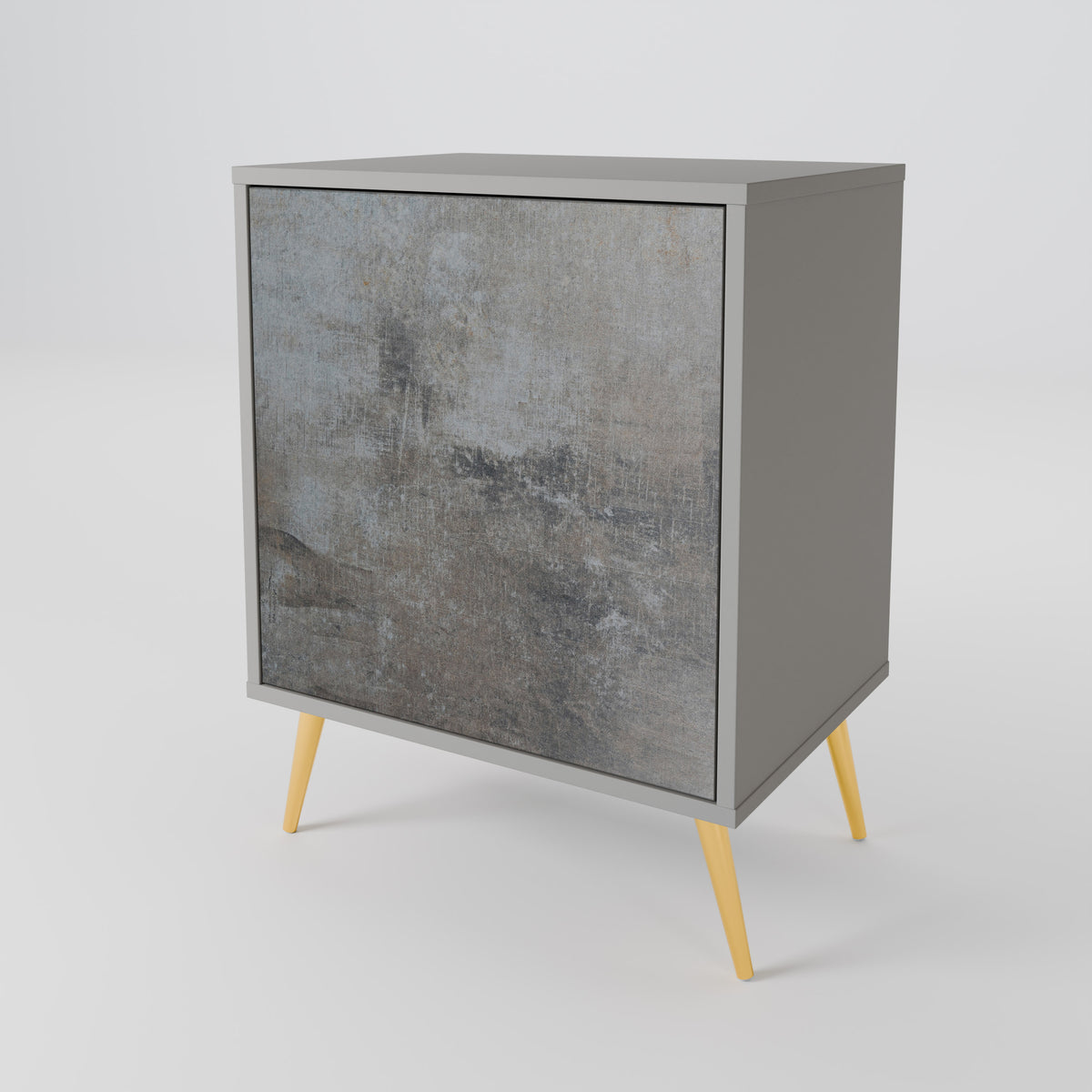 CONCRETE WALL Skänk med en dörr