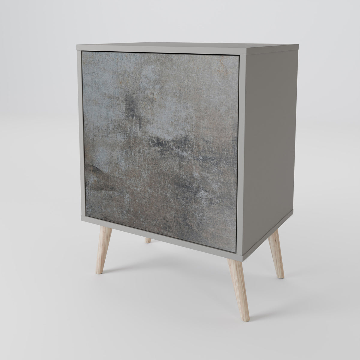 CONCRETE WALL Skänk med en dörr