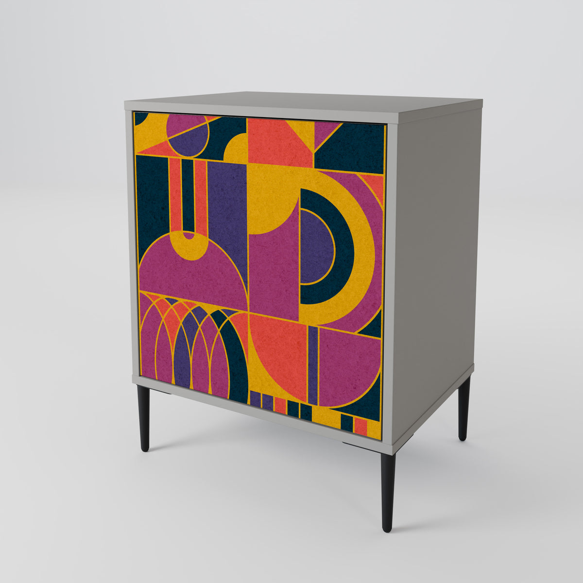 ELECTRIC PATTERNS Skänk med en dörr