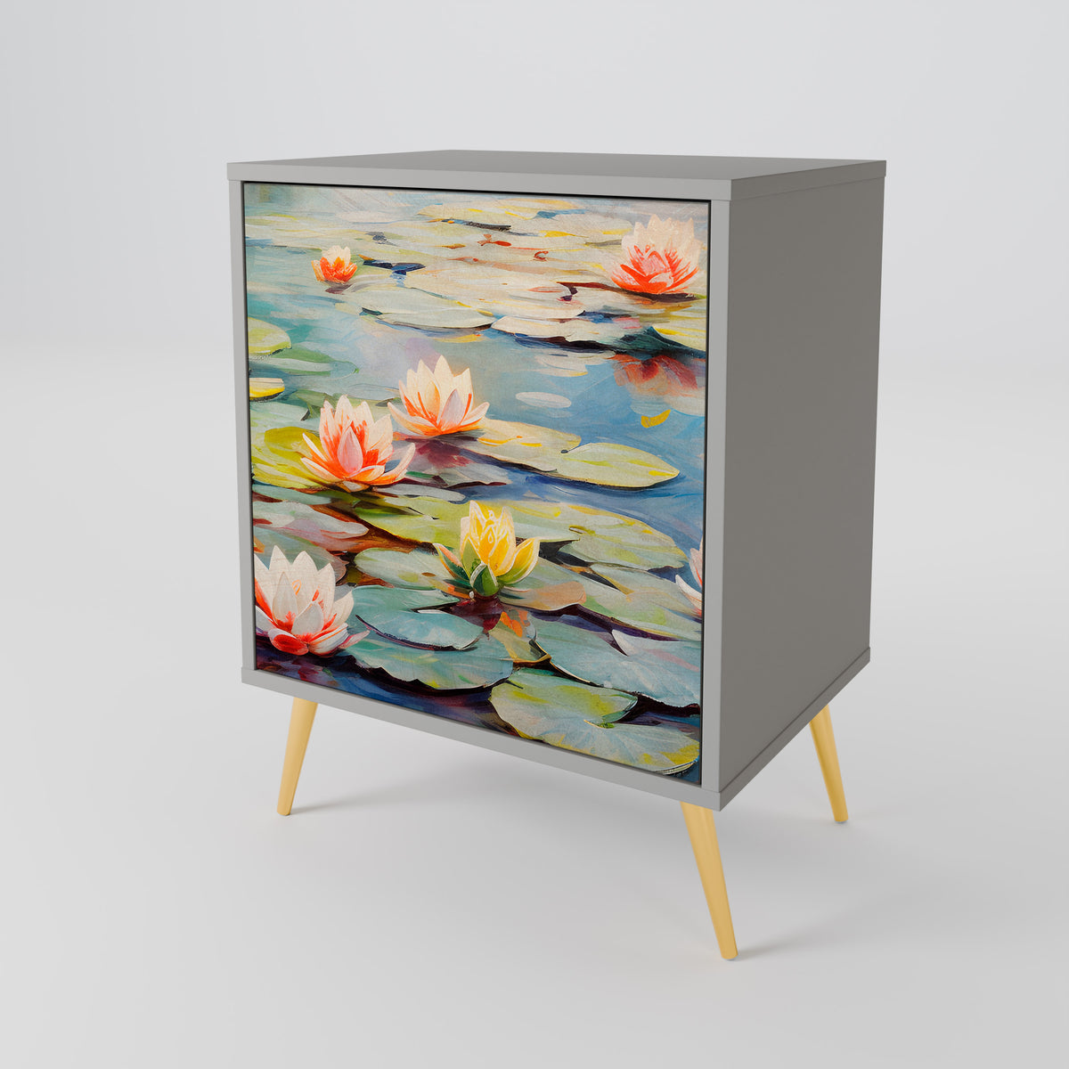 BLOOMING WATERS Skänk med en dörr