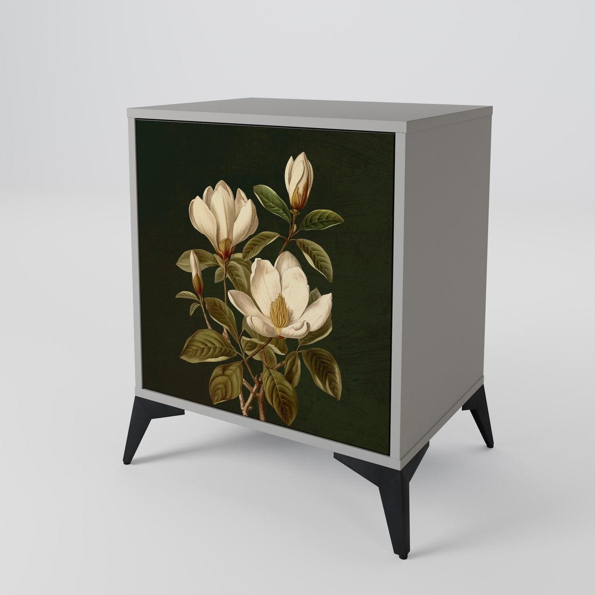 FLORAL NOIR Skänk med en dörr