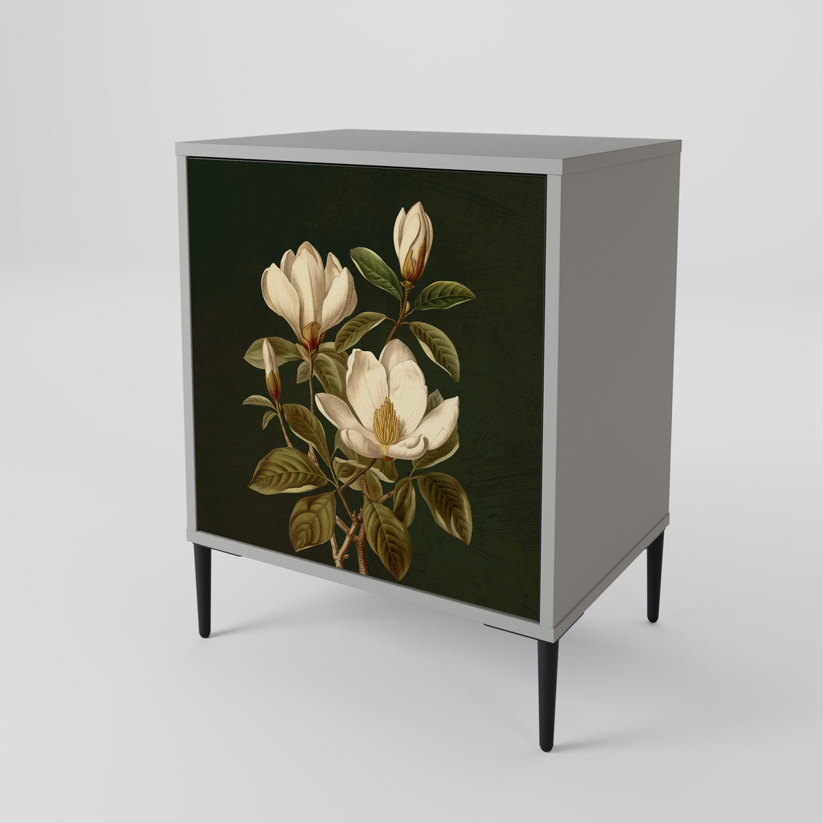 FLORAL NOIR Skänk med en dörr
