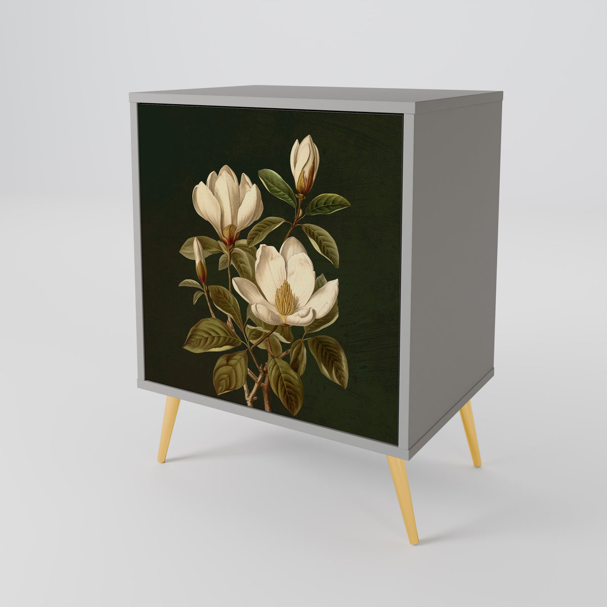 FLORAL NOIR Skänk med en dörr