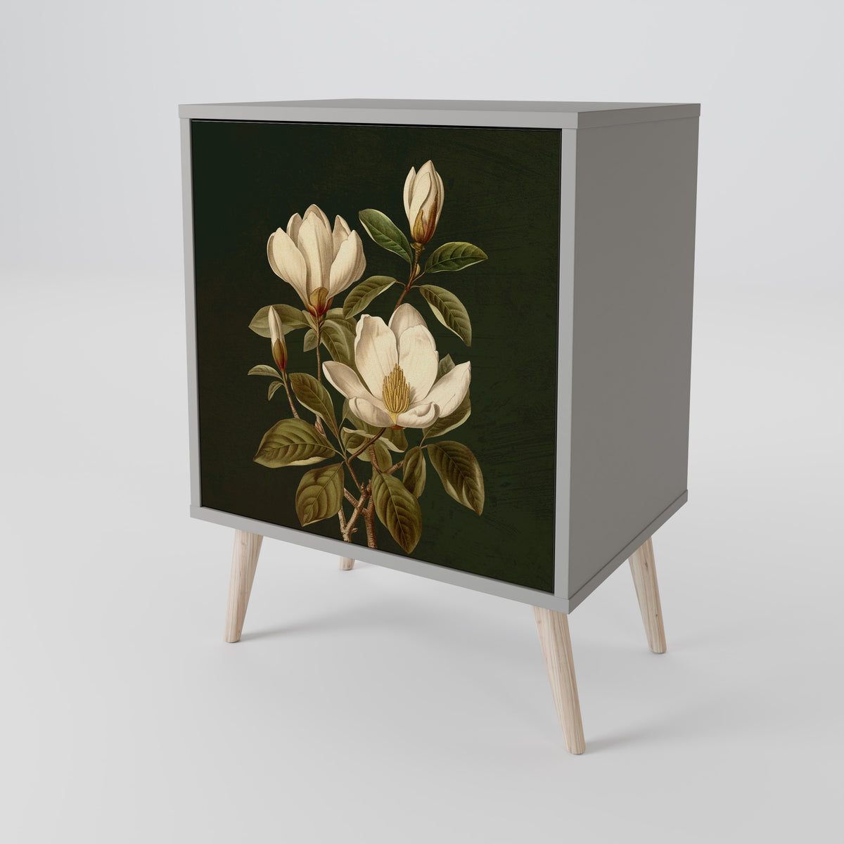 FLORAL NOIR Skänk med en dörr