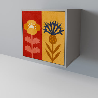 SCANDIC FLOWERET Skänk med en dörr